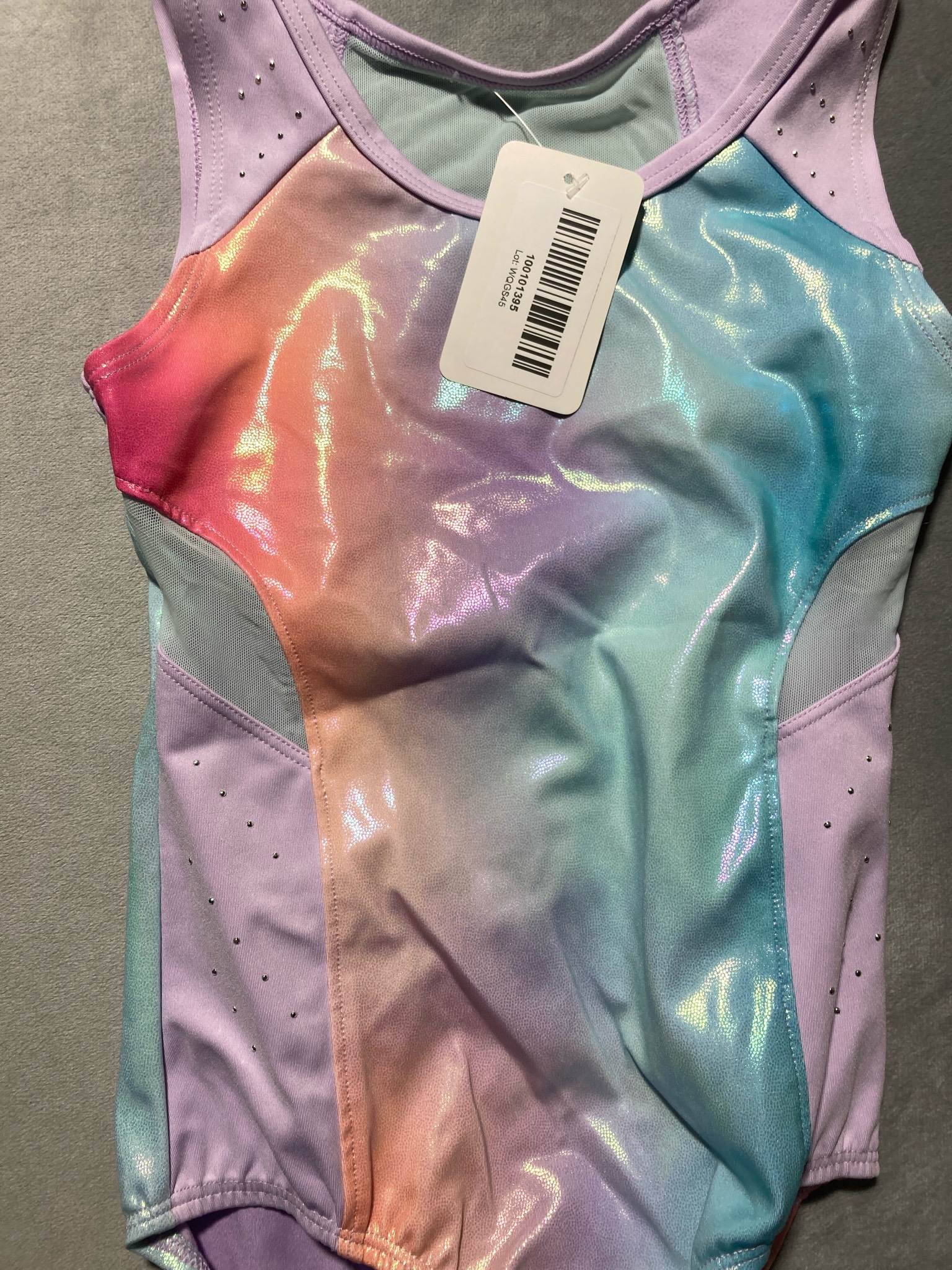 More Than Magic Pastel Ombre Spandex Leotard Size S (6/6X)