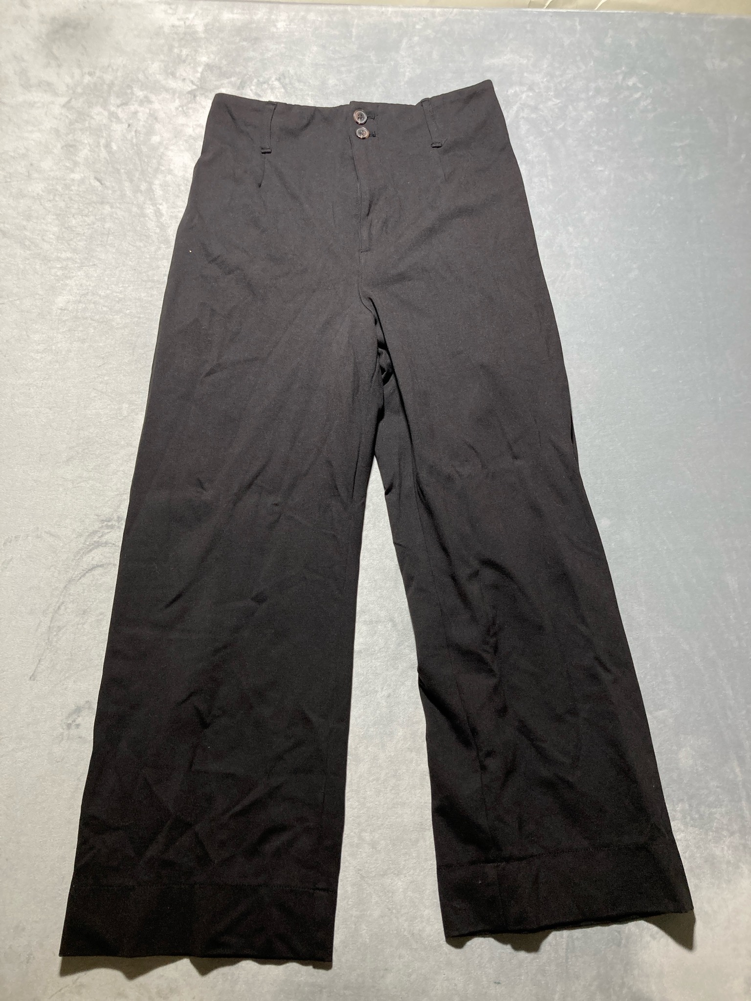 Lauren Conrad Black Wide Leg Trousers Size 12 Short