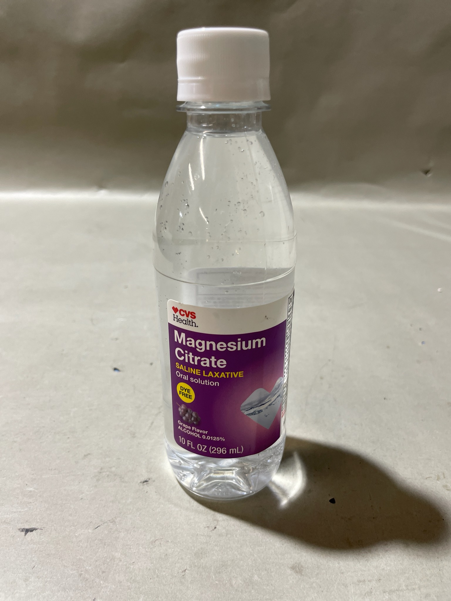 CVS Health Clear Magnesium Citrate Oral Solution Size 10 FL OZ (296 mL)