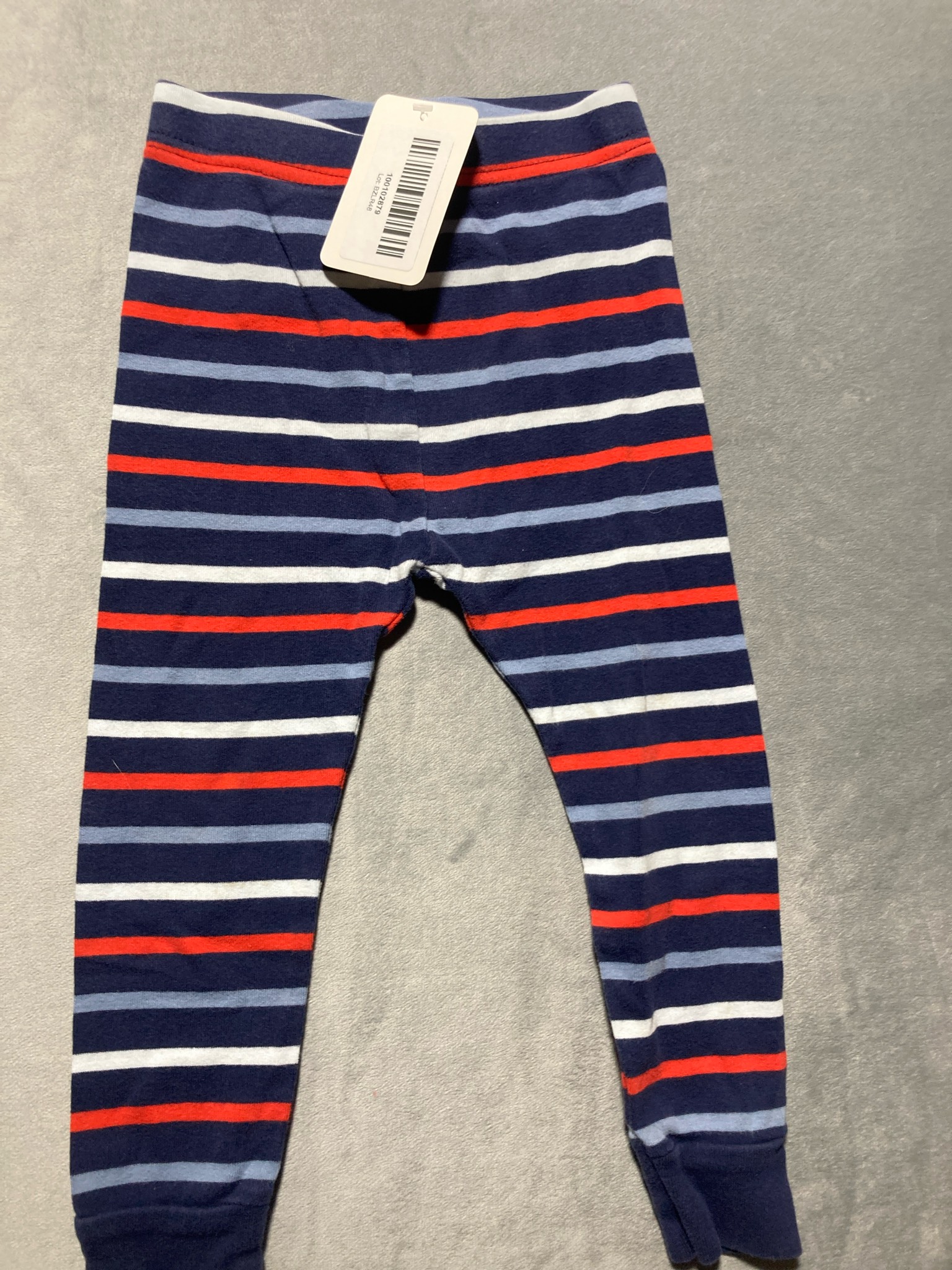 Old Navy Navy Striped Knit Leggings Size 2T
