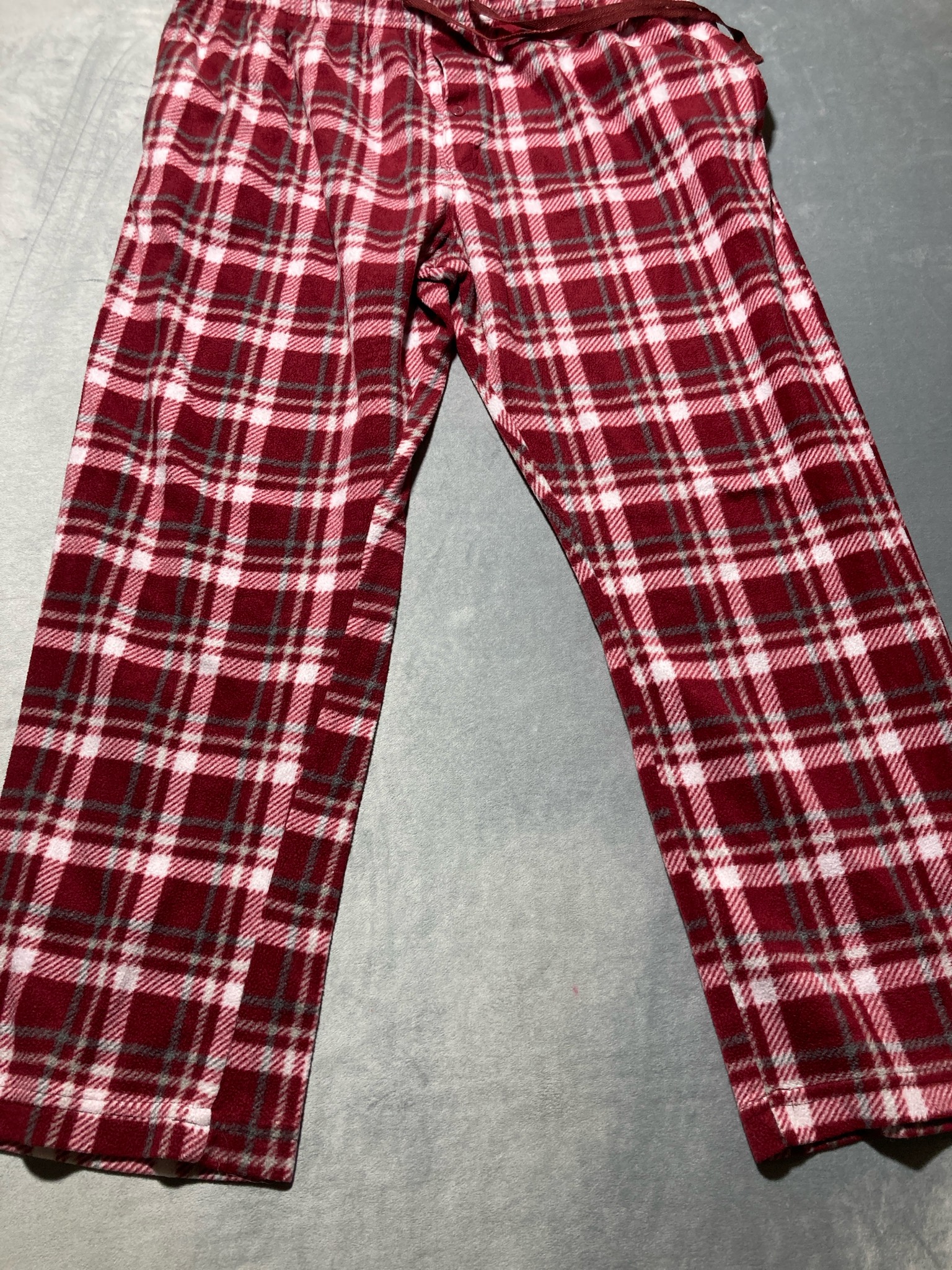 XLEGTO Red Plaid Lounge Pants