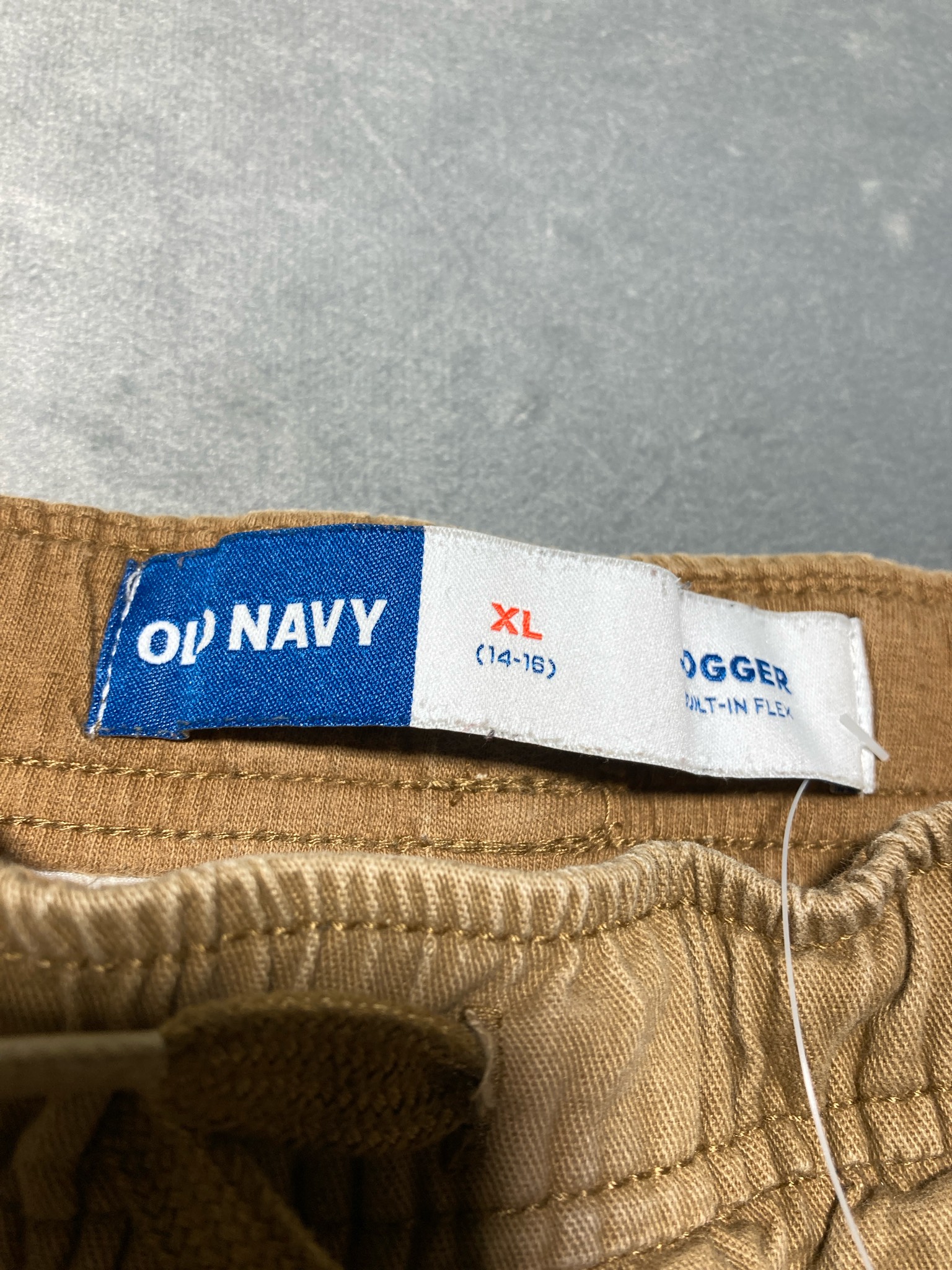 Old Navy Tan Woven Jogger Pants Size XL (14-16)
