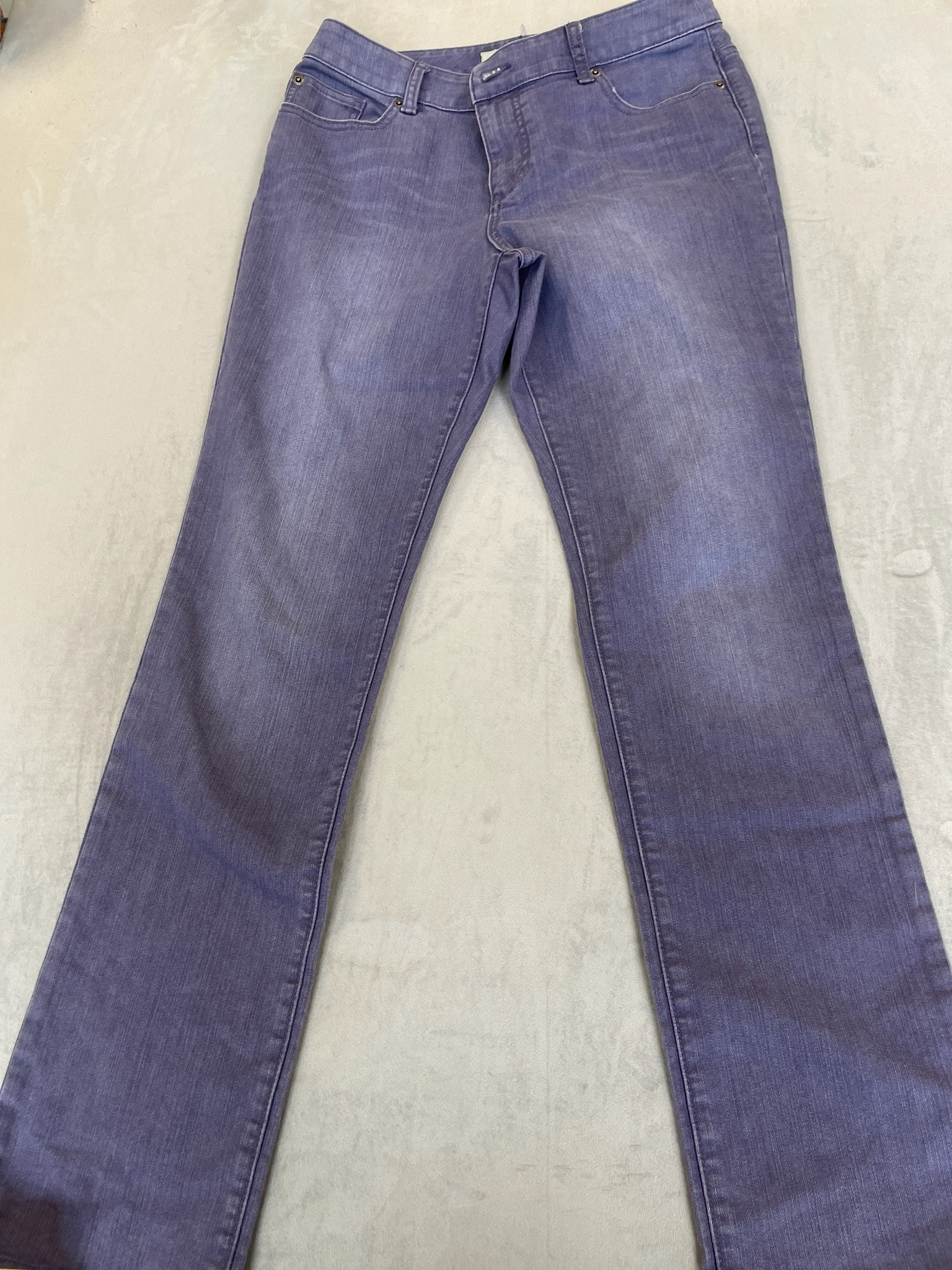 Chico's Purple Denim Jeans Size Size 1