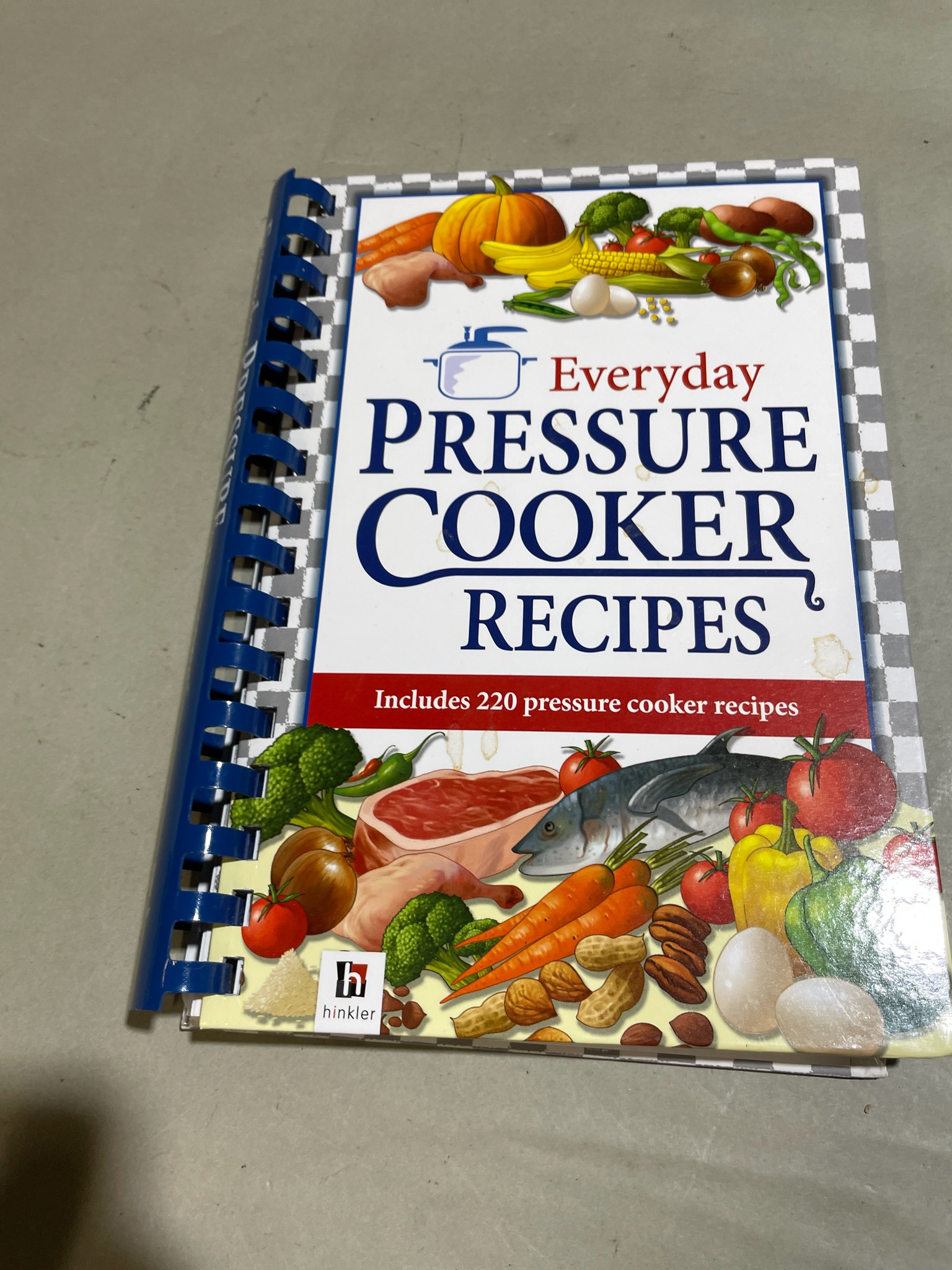 Spiral Bound Pressure Cooker Cookbook