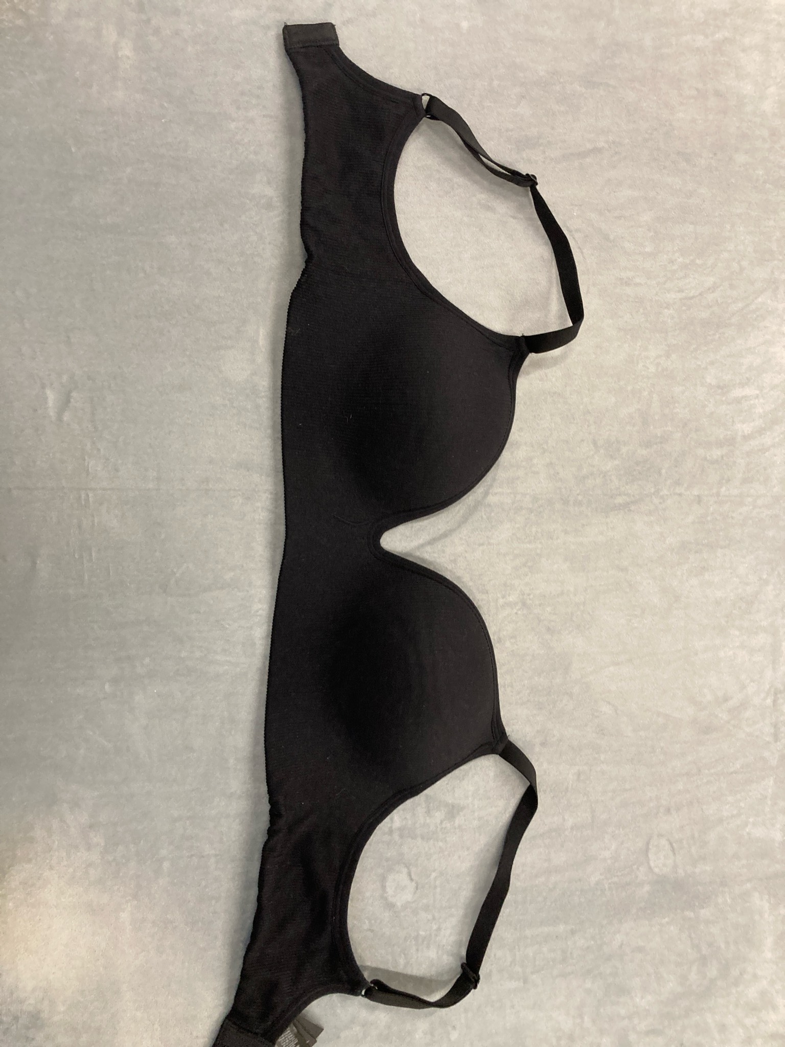 Primark Black Stretch Knit T-Shirt Bra Size Large