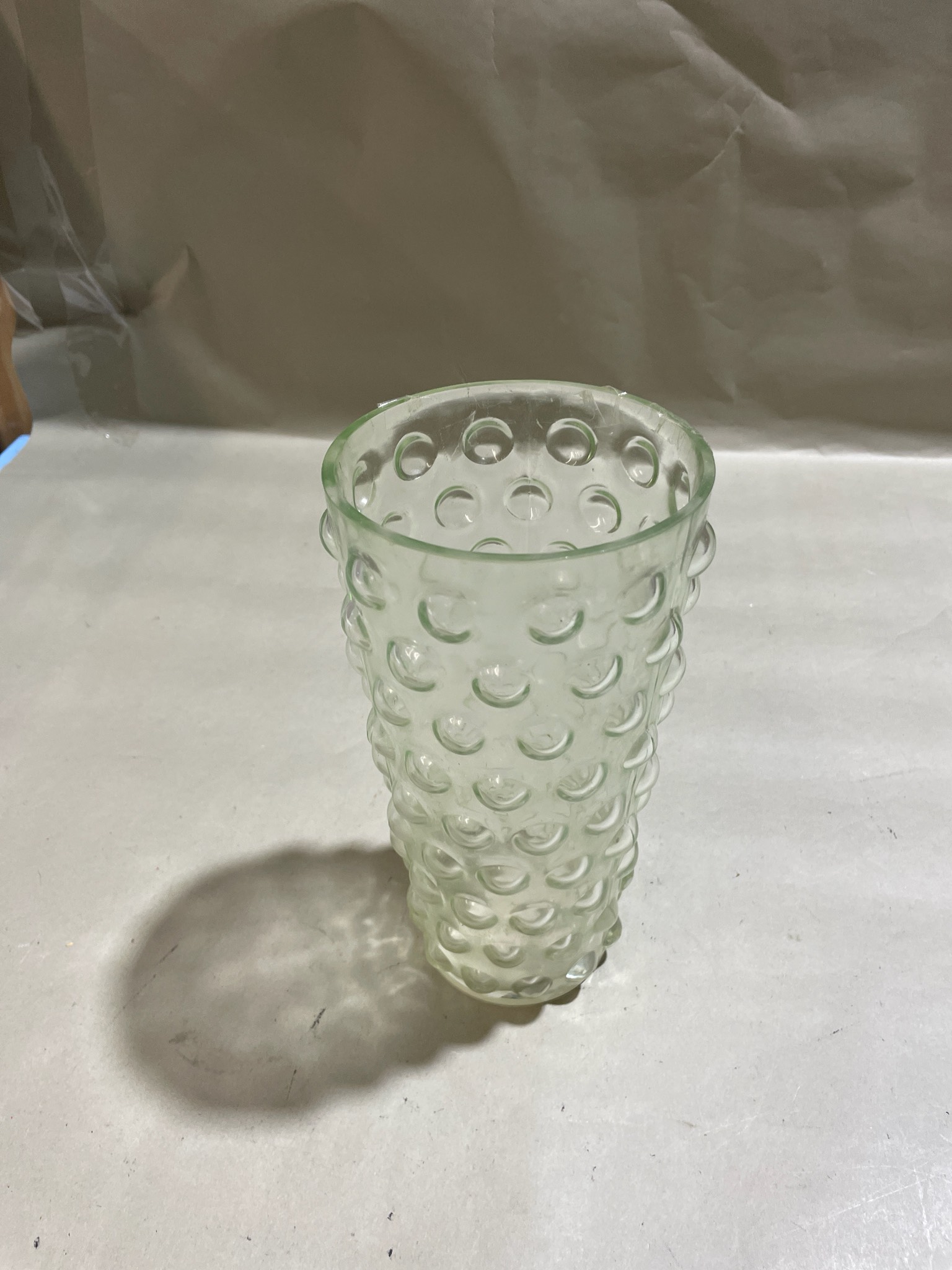 Pale Green Glass Vase