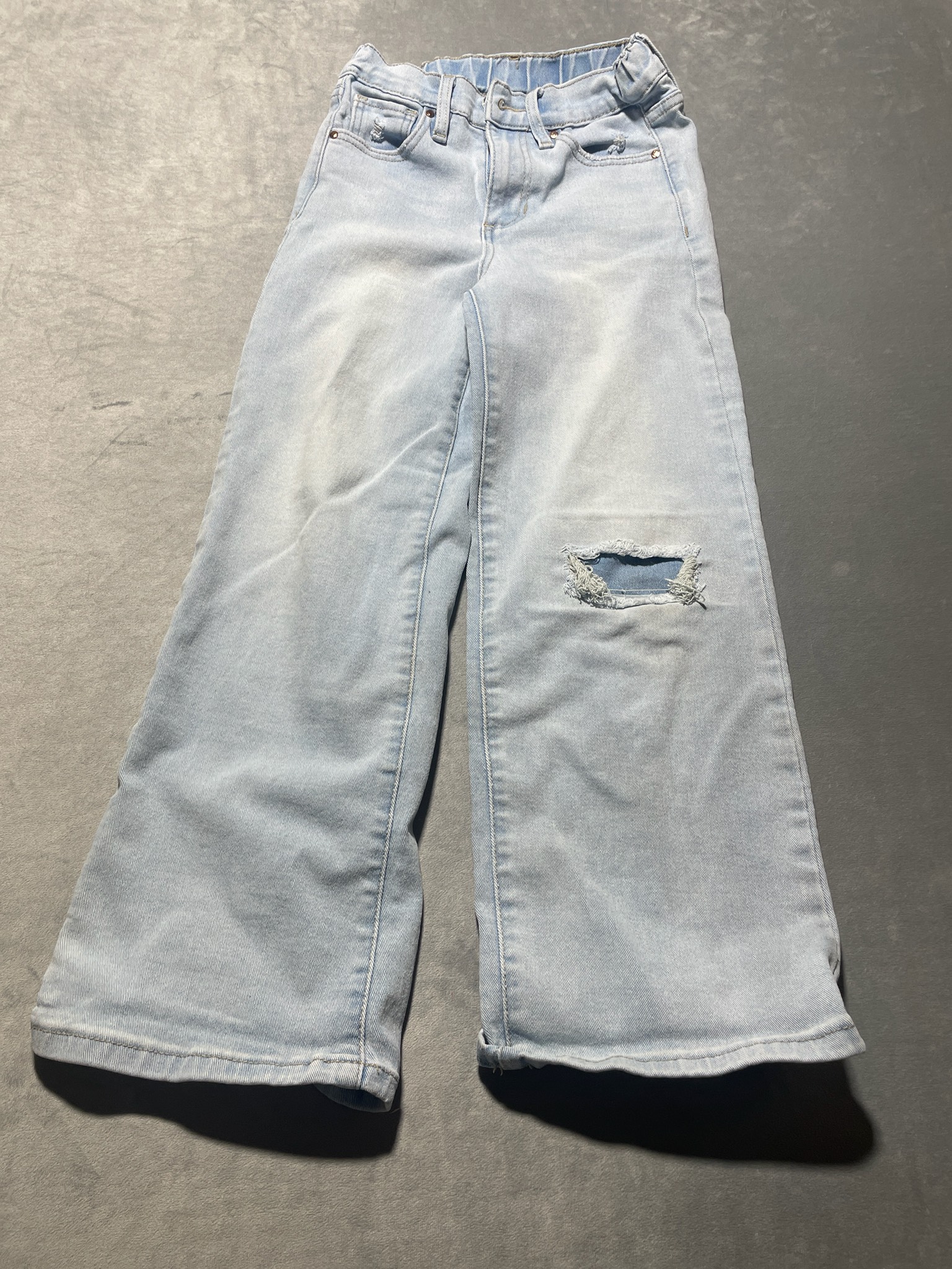 YMI Light Blue Denim Wide Leg Jeans Size Size 8