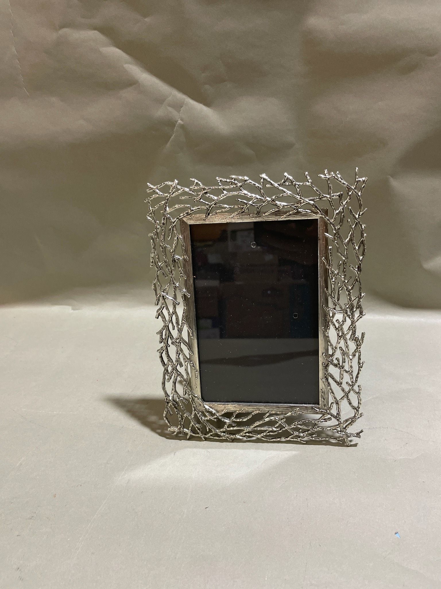 Prinz Silver Twig Openwork Photo Frame Size 4 x 6 in