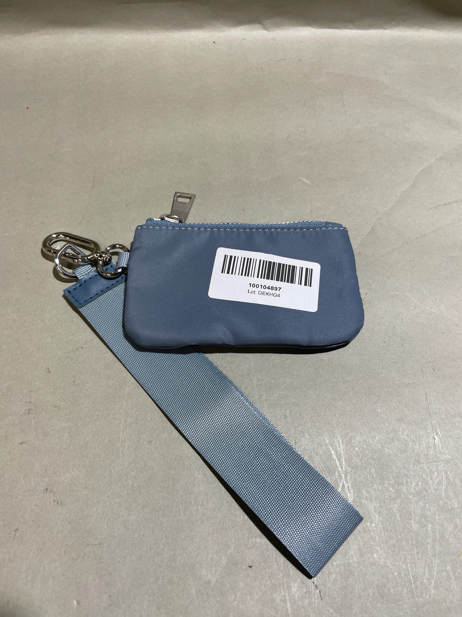 Light Blue Zip Pouch