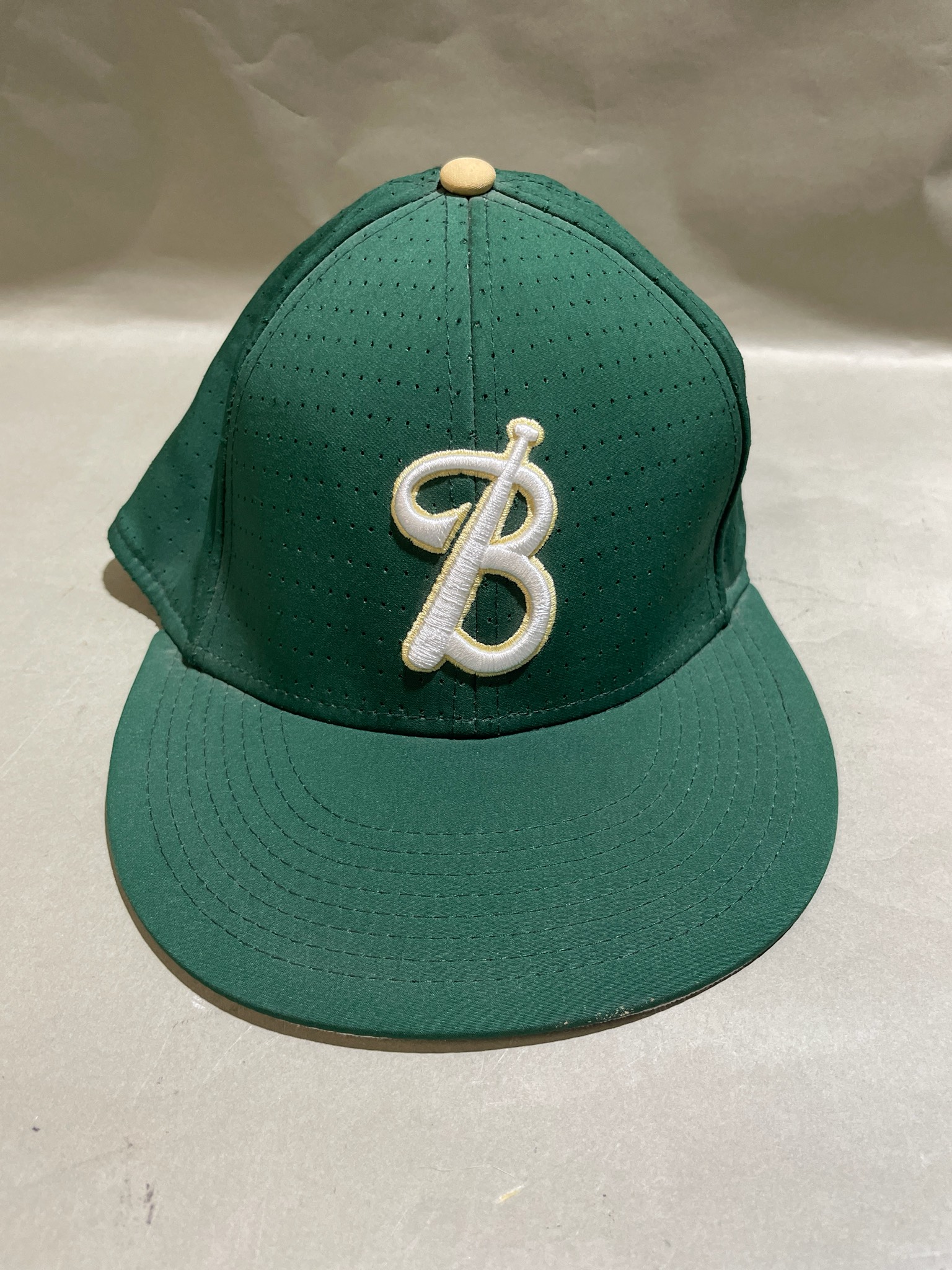 Dark Green Embroidered Baseball Cap