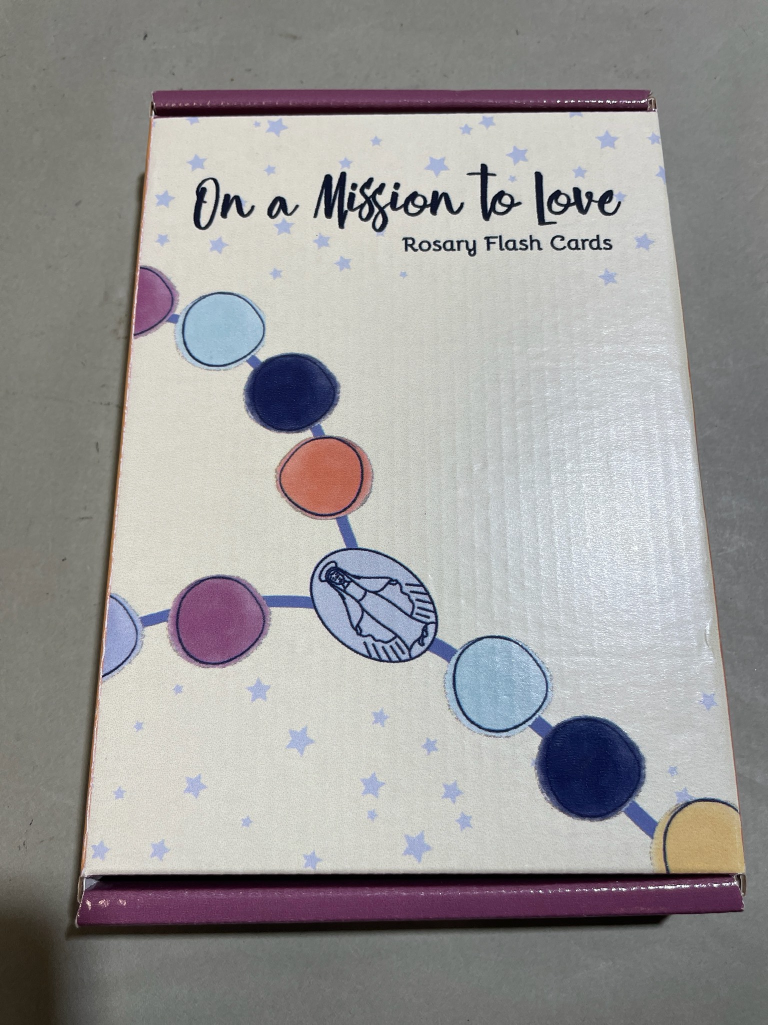 On a Mission to Love Rosary Flash Card Set