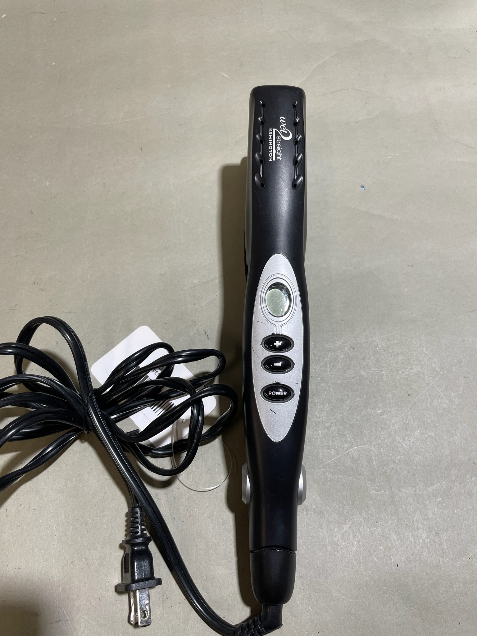 Remington Black Silver Wet-to-Dry Flat Iron