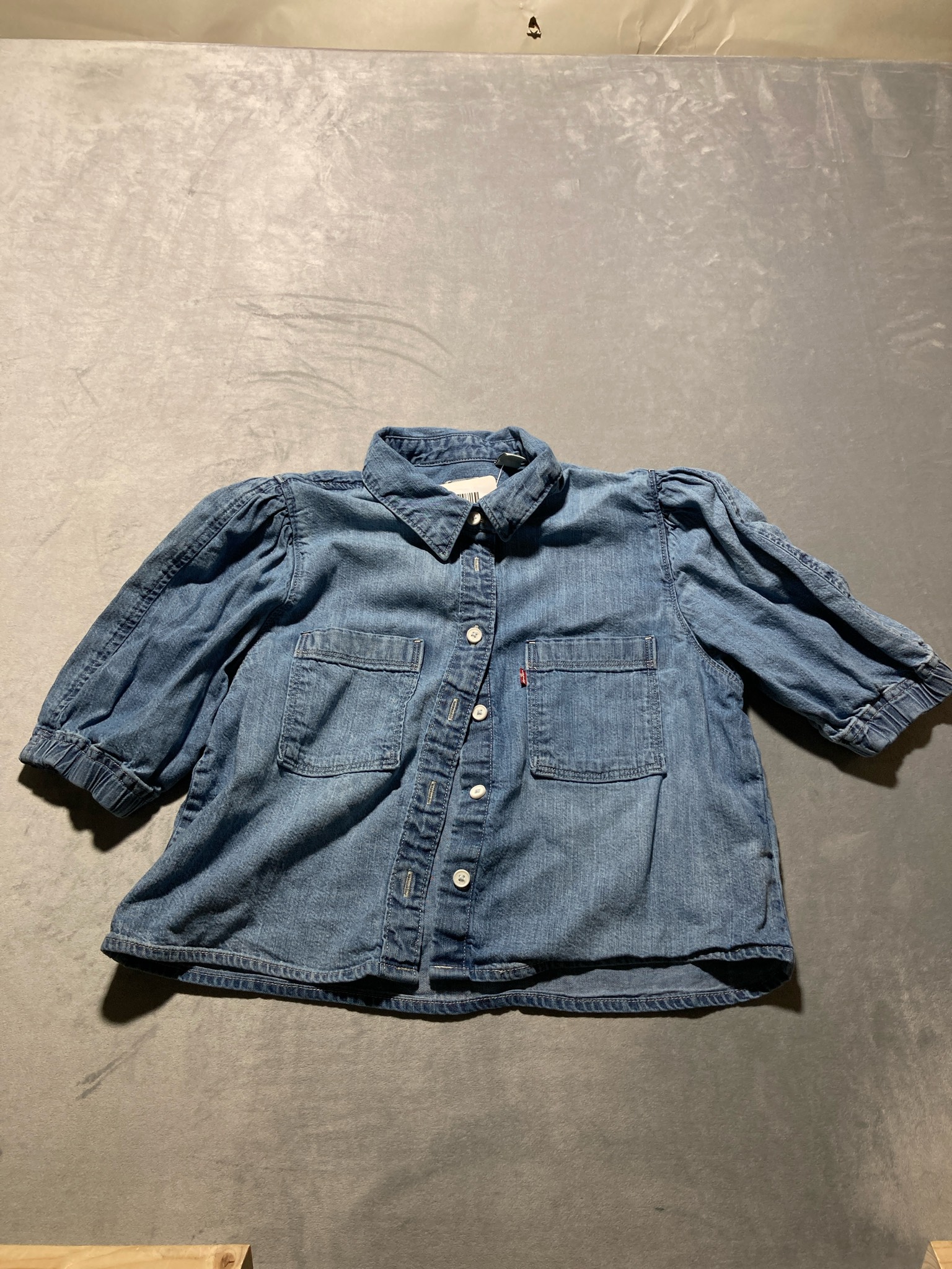 Levi's Blue Denim Shirt Size 4T