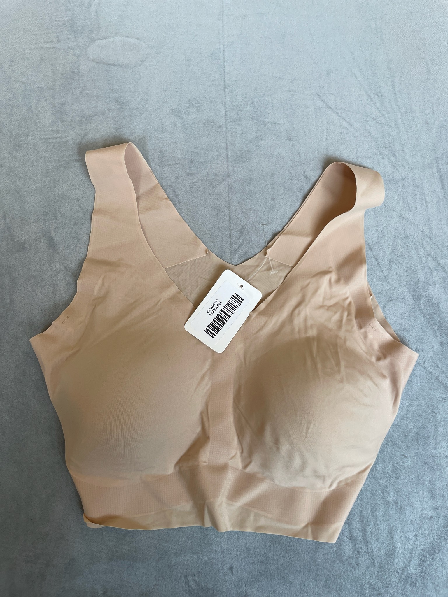 Hanes Beige Wide Strap Bra