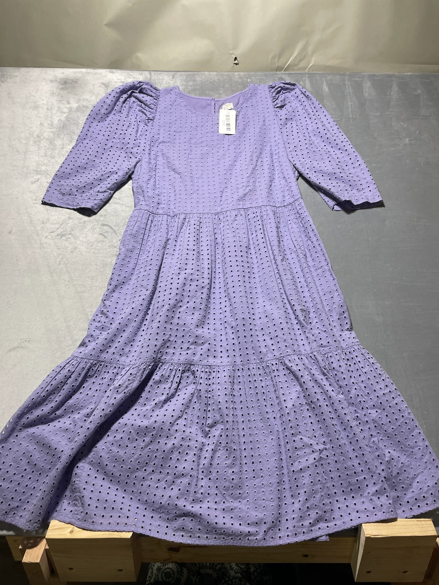 A New Day Lavender Tiered Maxi Dress Size XXL