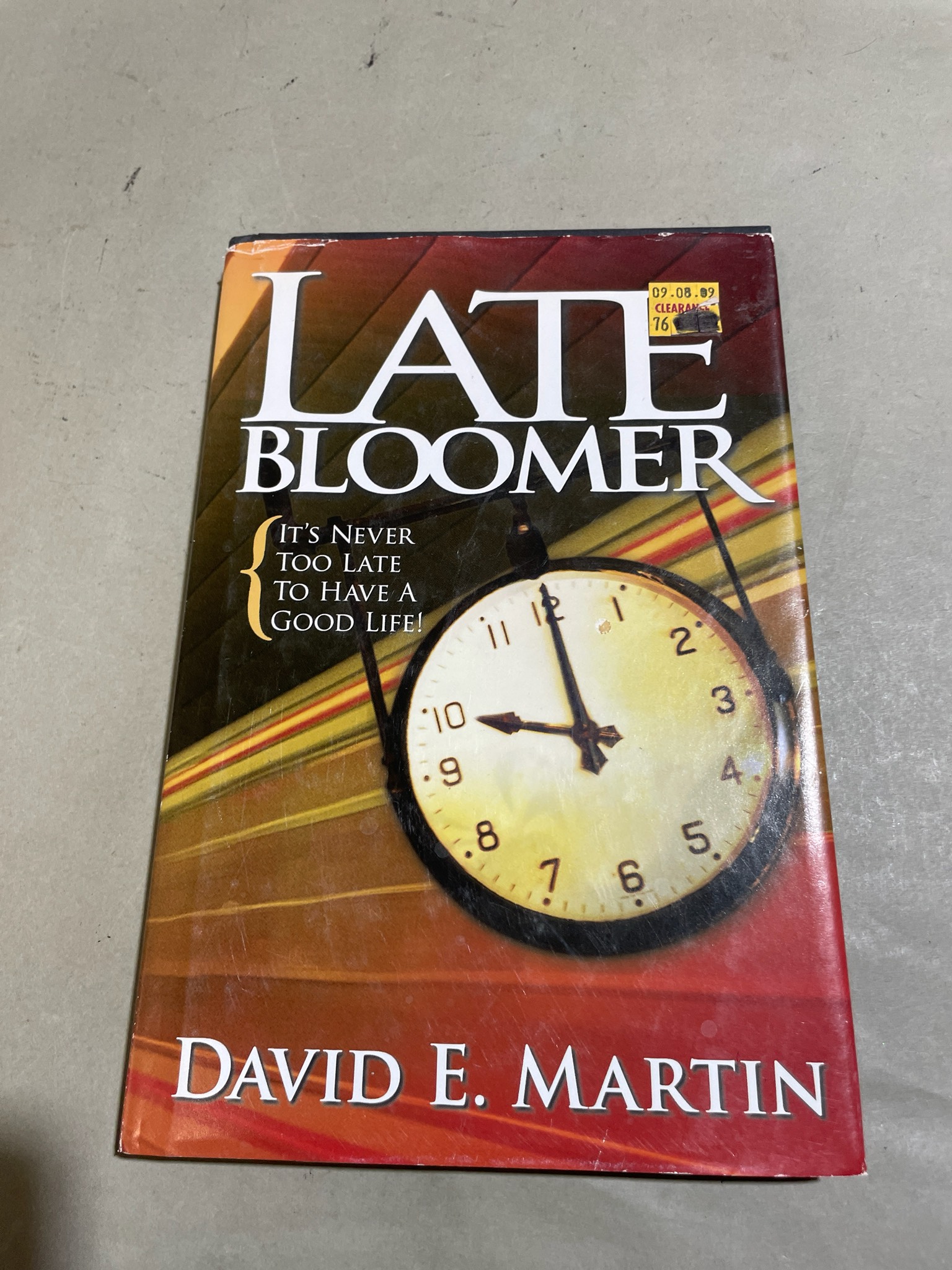 Late Bloomer Inspirational Book