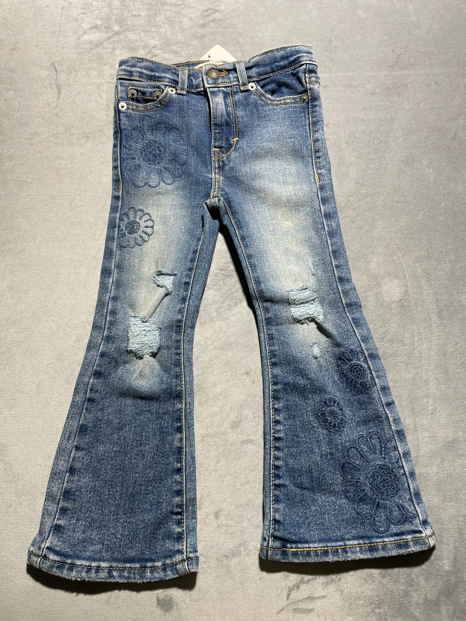 Levi's Blue Denim Flared Jeans Size 4