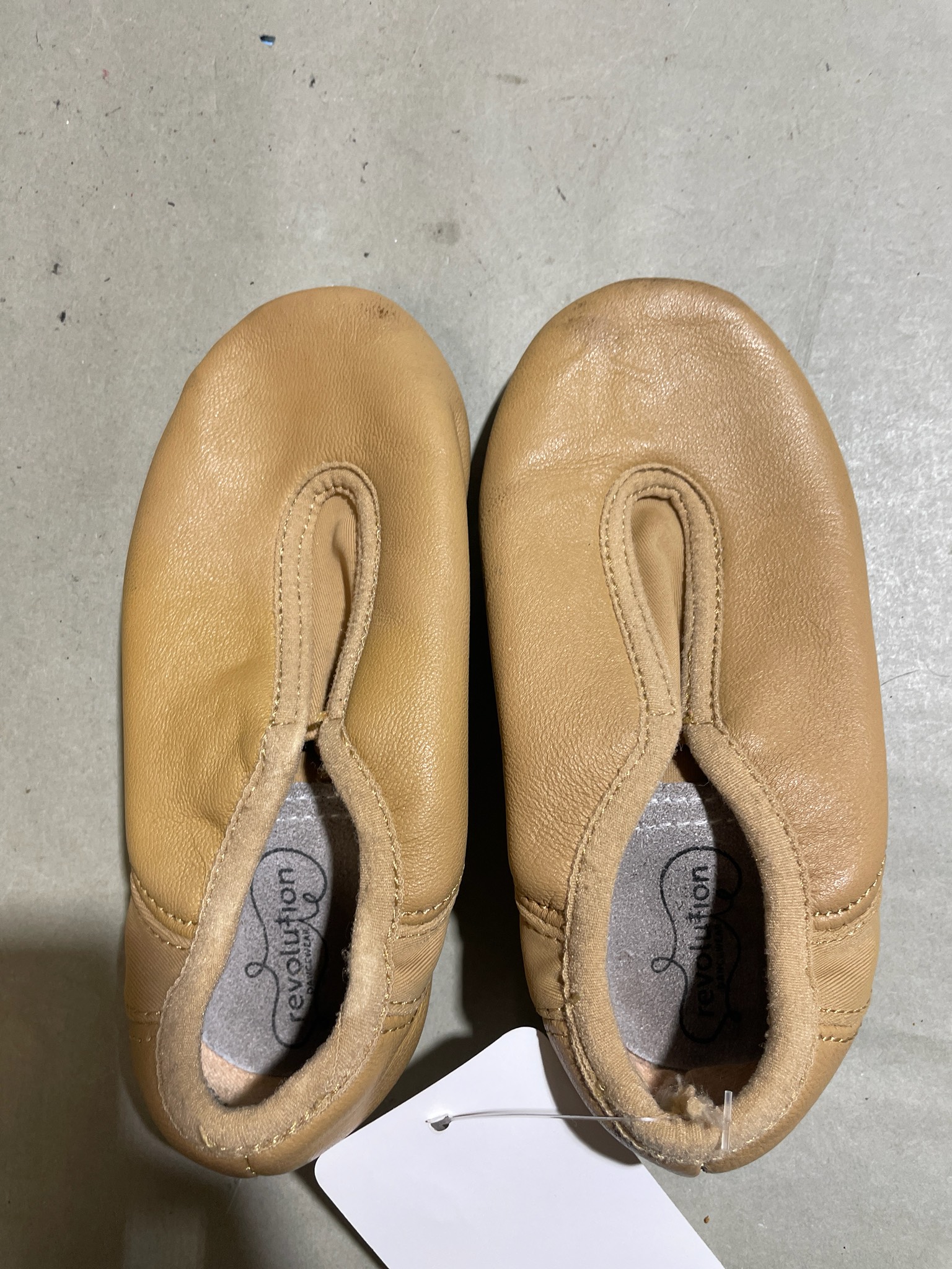 Revolution Dancewear Tan Soft Dance Slippers