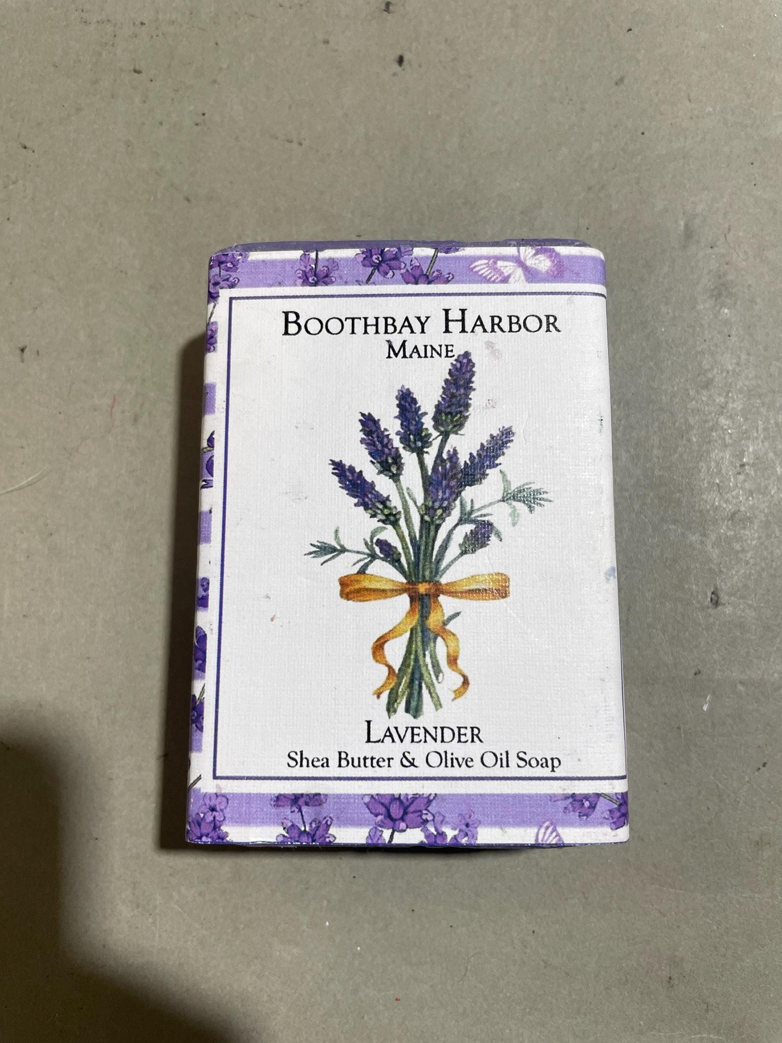 Boothbay Harbor Lavender Shea Butter and Olive Oil Bar Soap