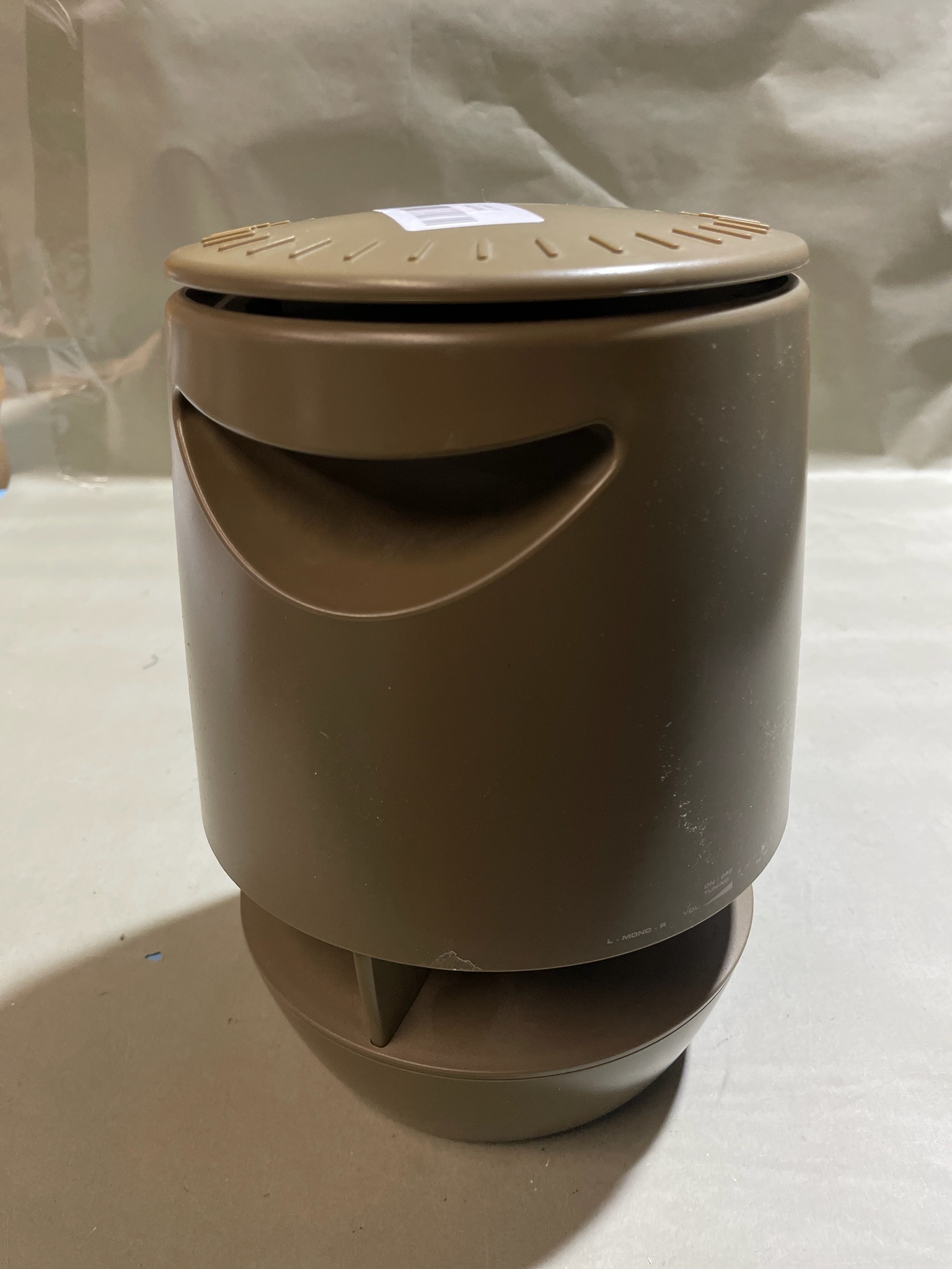 Brown Vented Tabletop Appliance