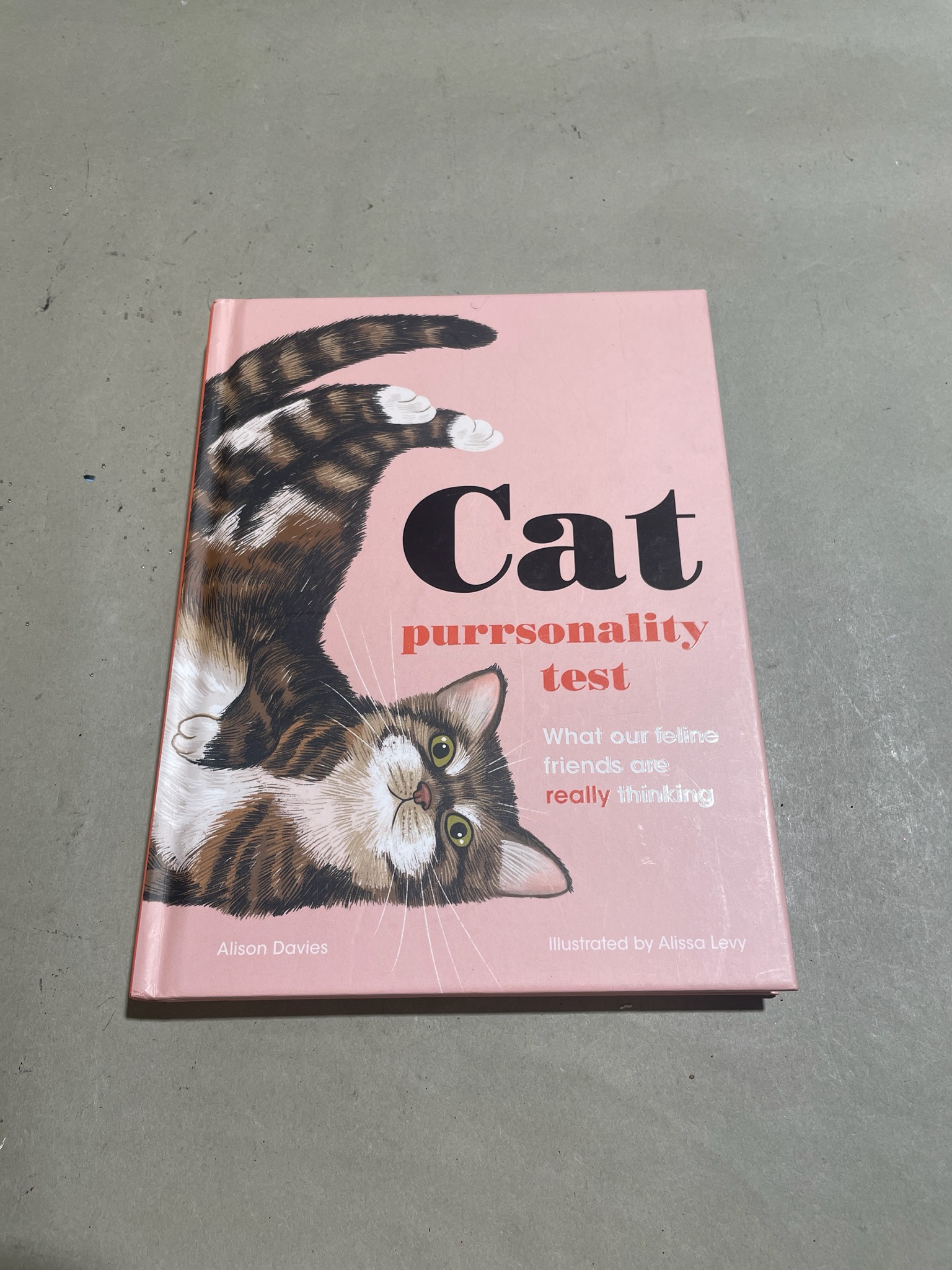 Cat Purrsonality Test Hardcover Book