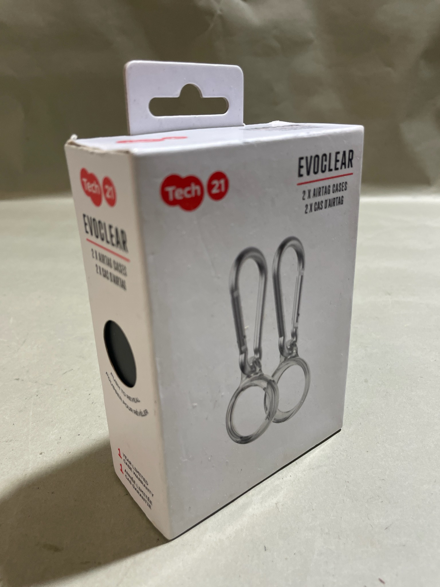 Tech21 Clear Clip AirTag Cases