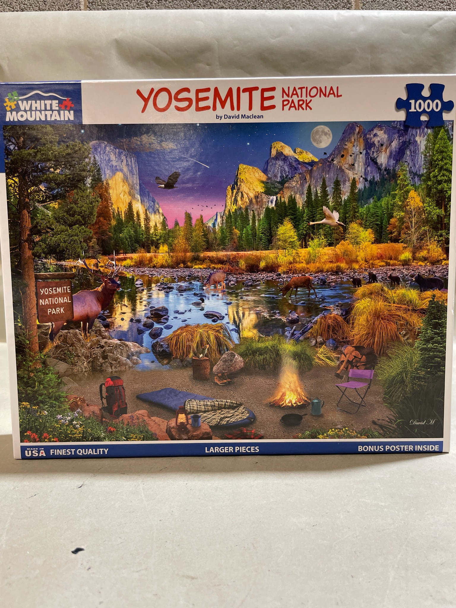 White Mountain Puzzles Yosemite National Park Landscape Jigsaw Puzzle Size 1000 pieces