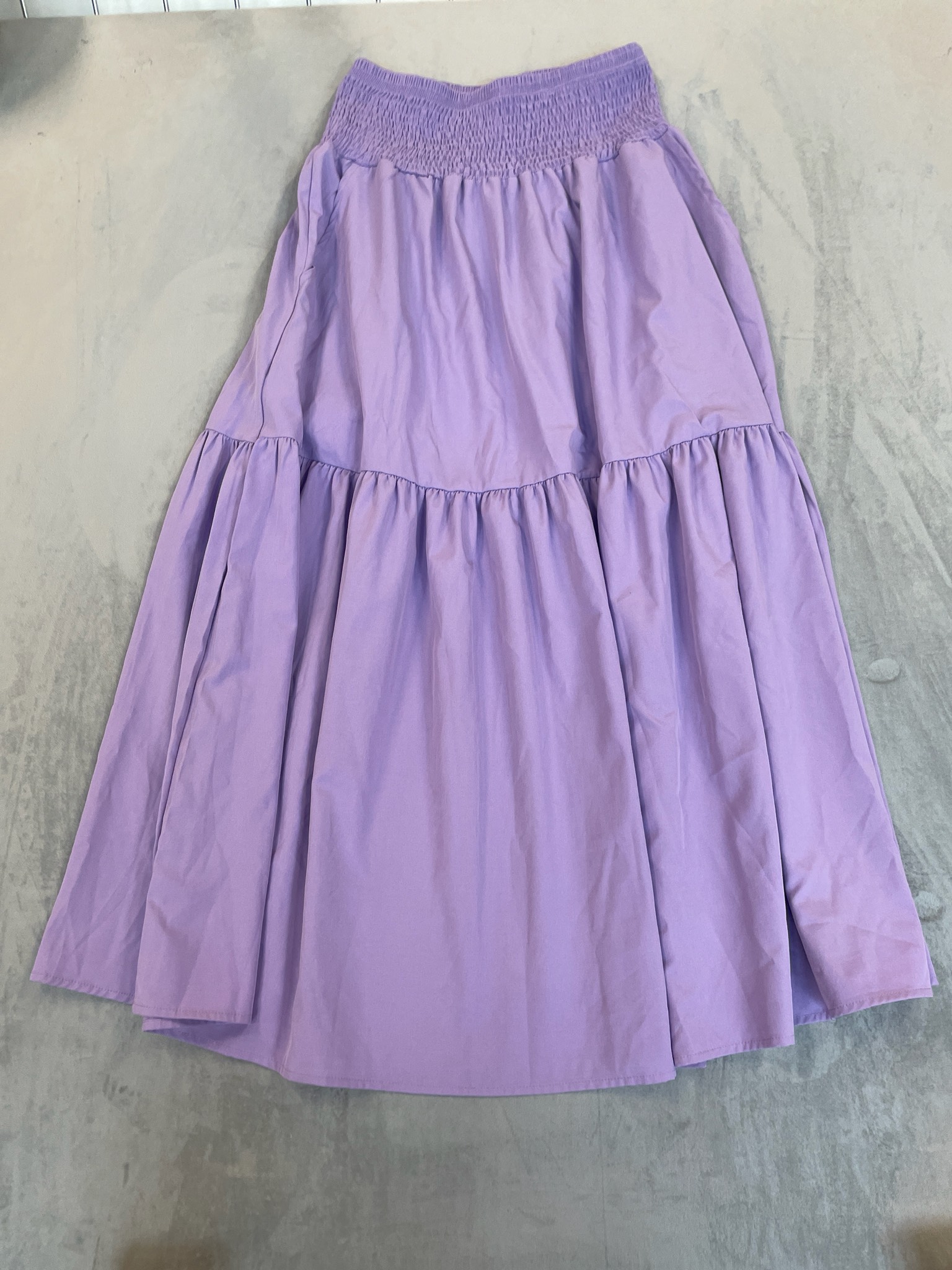 Lavender Tiered Skirt Size M