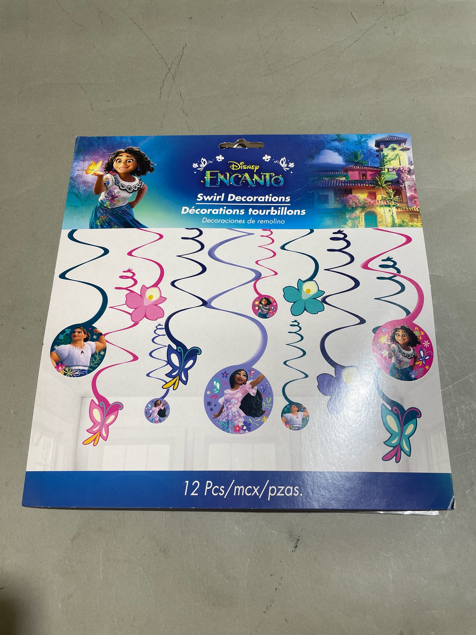 Disney Colorful Hanging Swirl Decorations