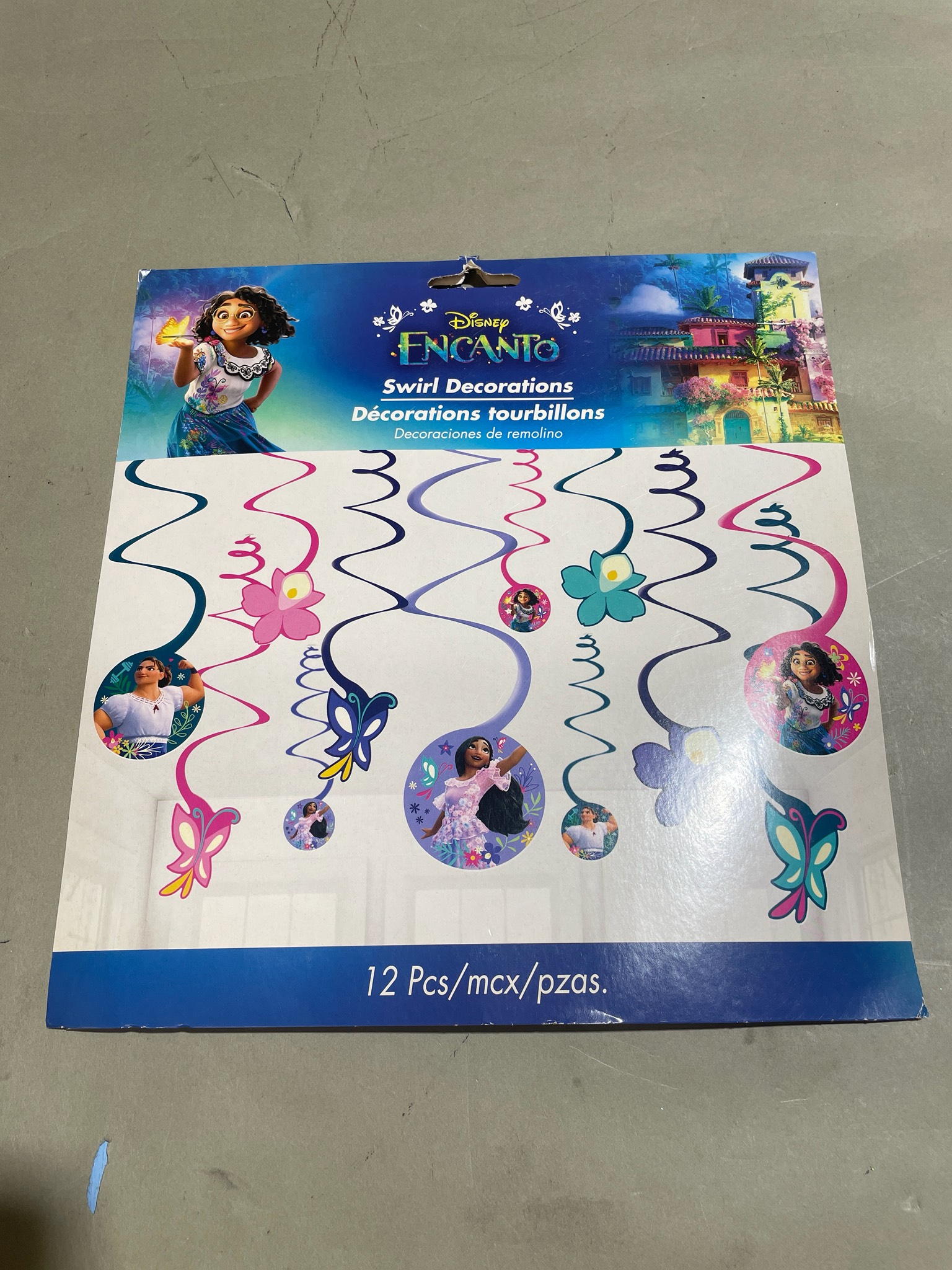Disney Multicolor Encanto Hanging Swirl Decorations