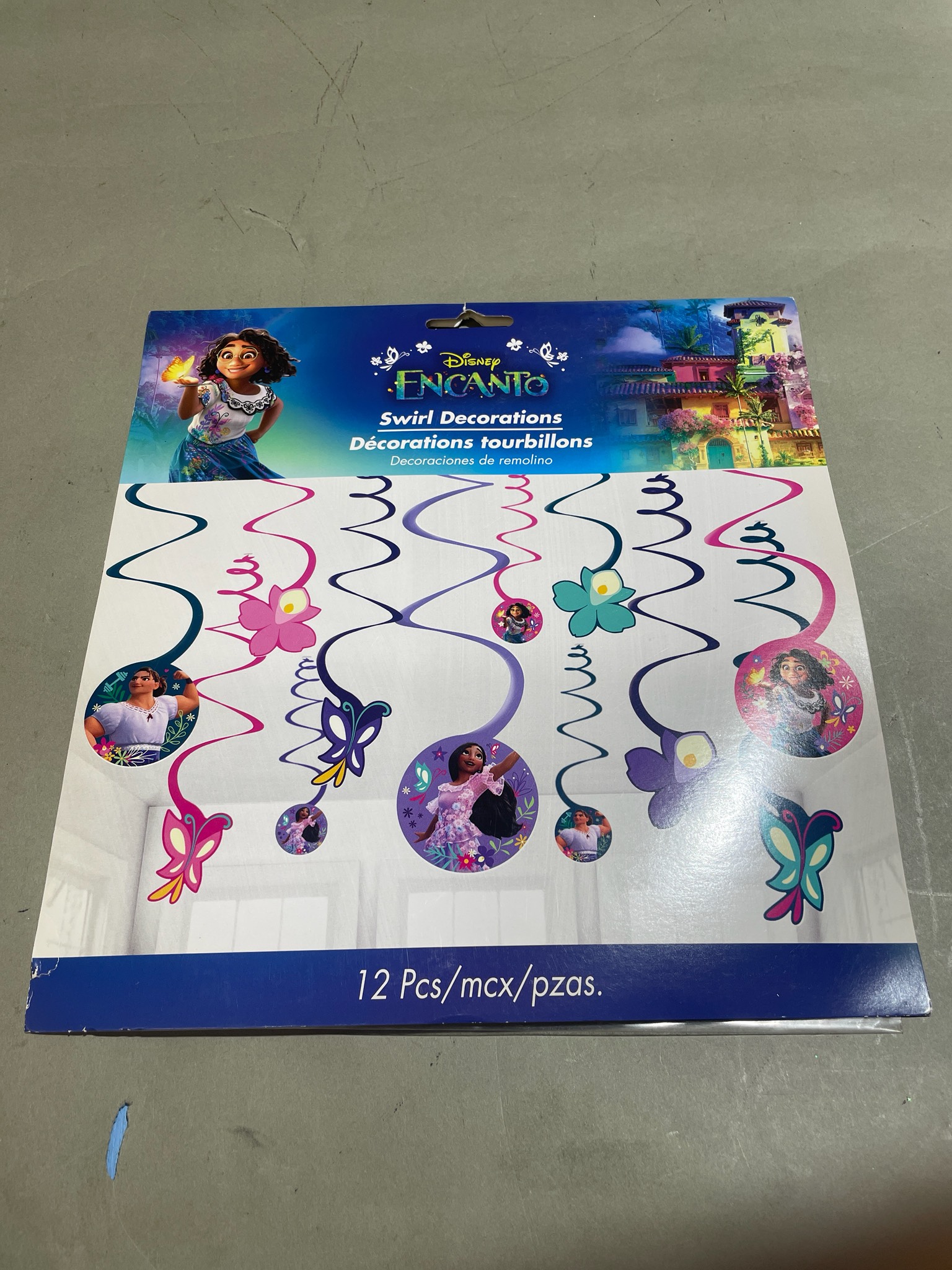 Disney Colorful Hanging Swirl Decorations