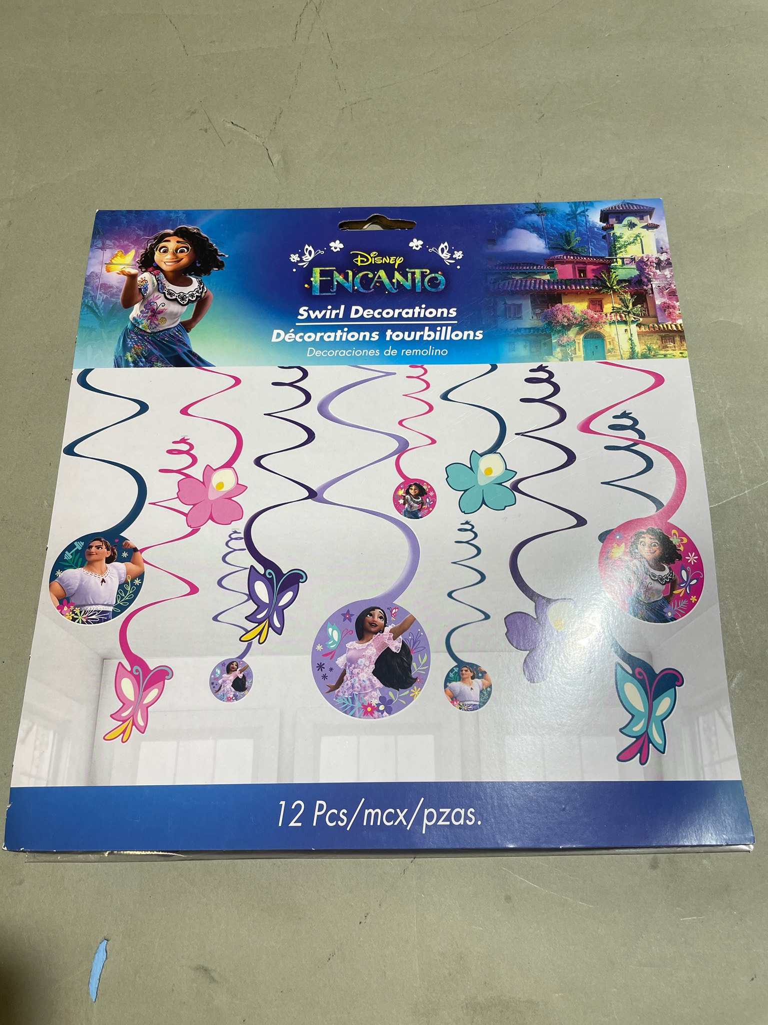Disney Colorful Encanto Hanging Swirl Decorations
