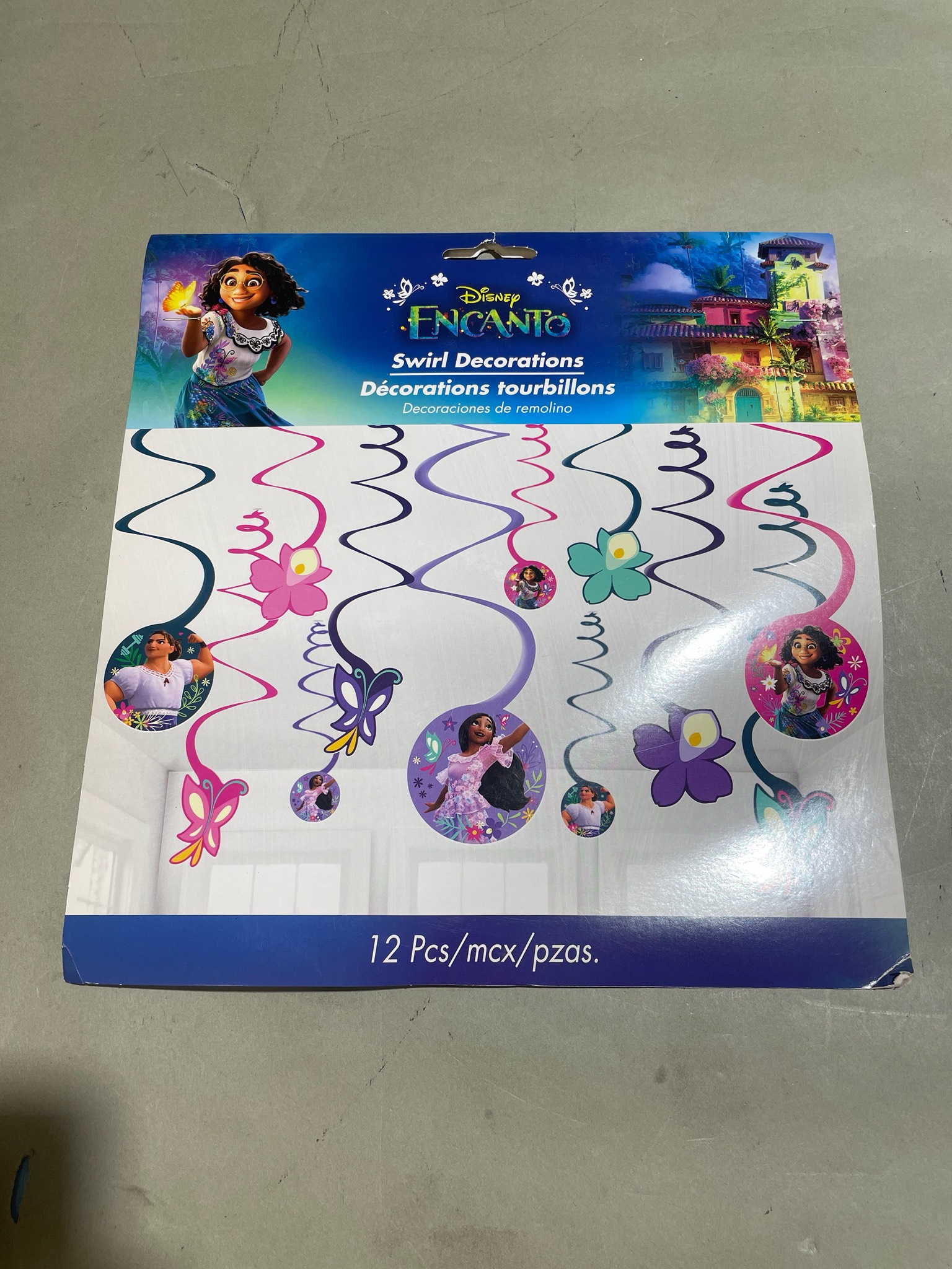 Disney Multicolor Encanto Hanging Swirl Decorations