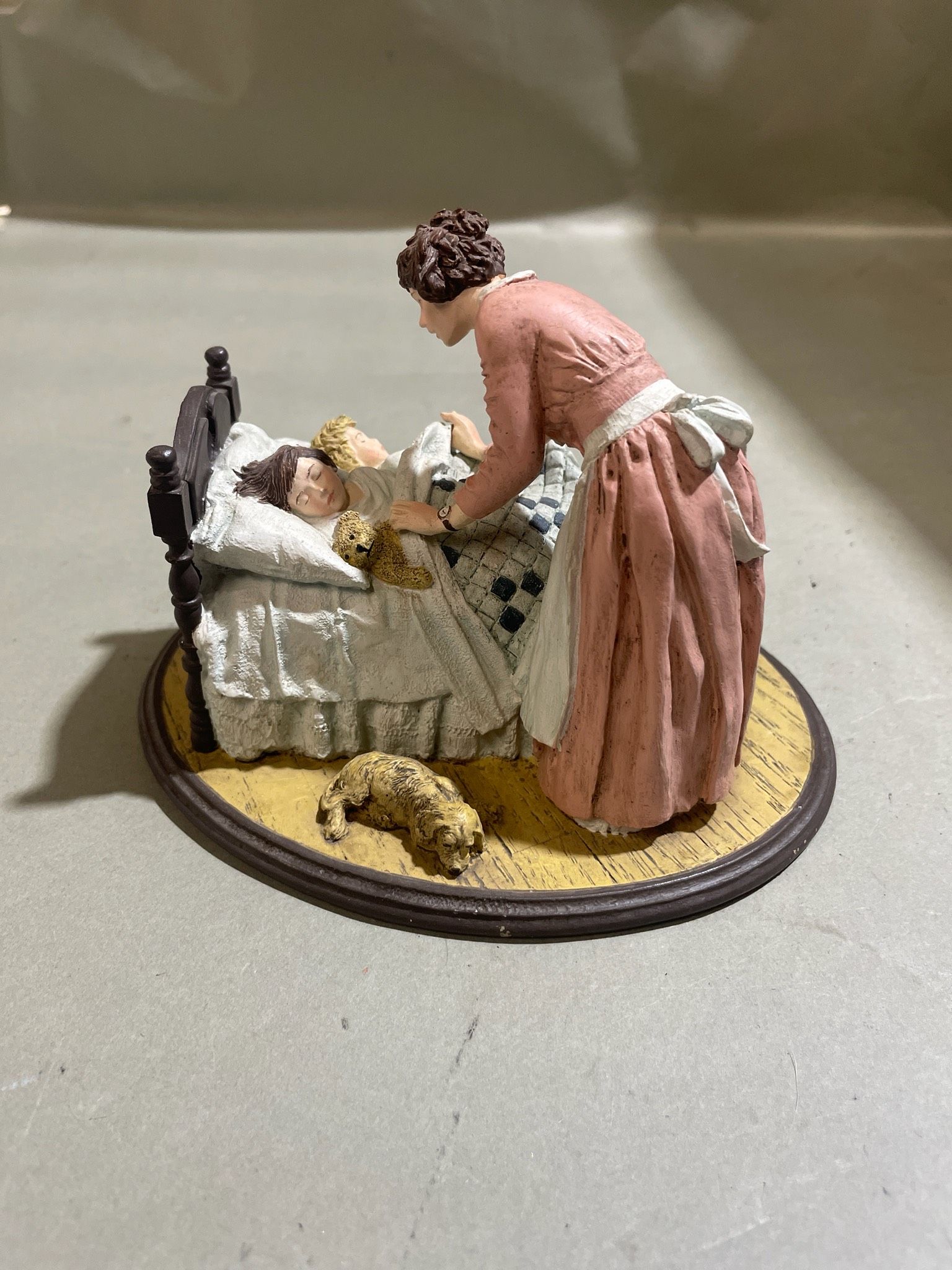 The Norman Rockwell Gallery Multicolor Mother's Little Angels Figurine
