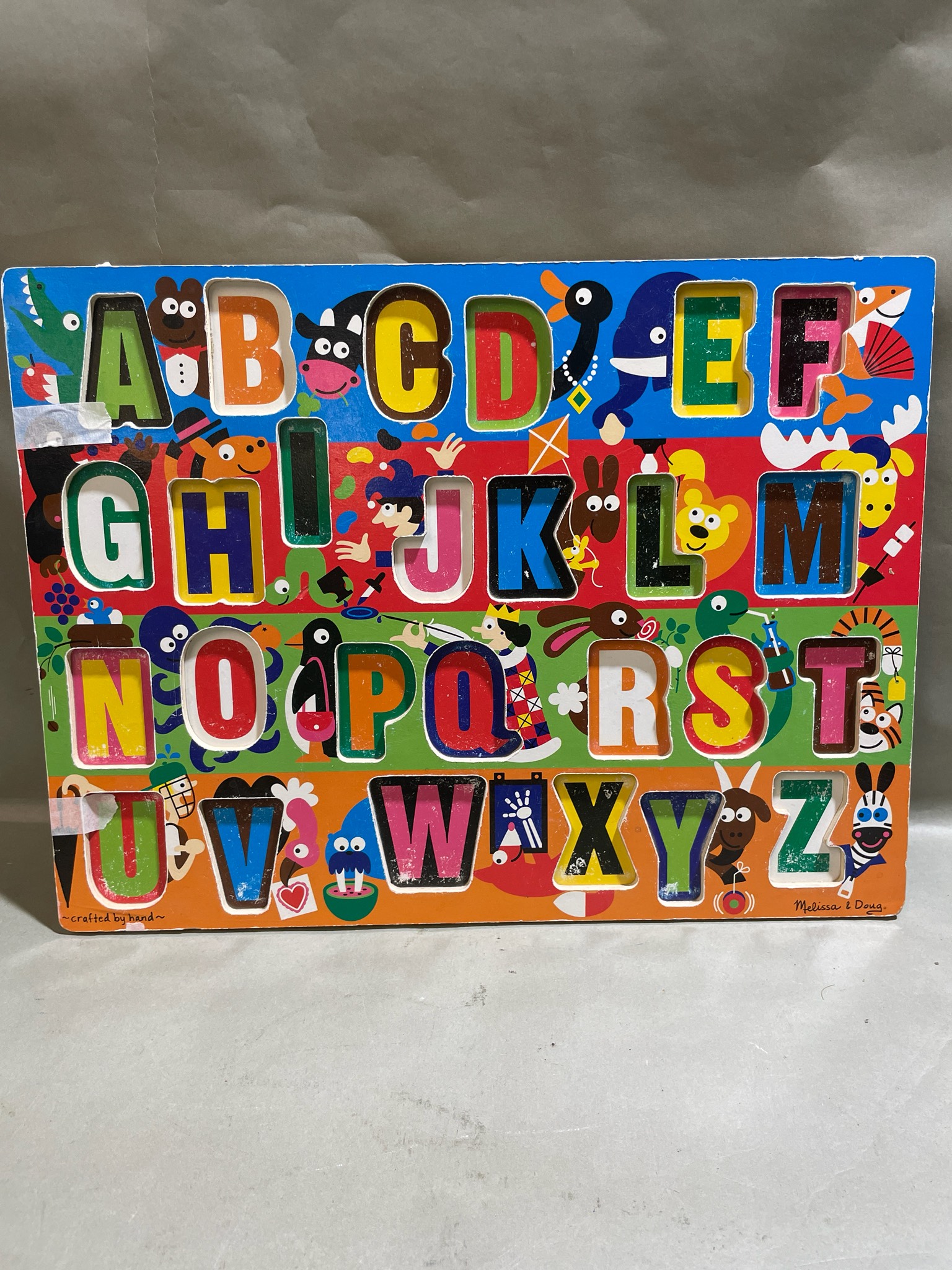 Melissa & Doug Multicolor Jumbo Alphabet Puzzle