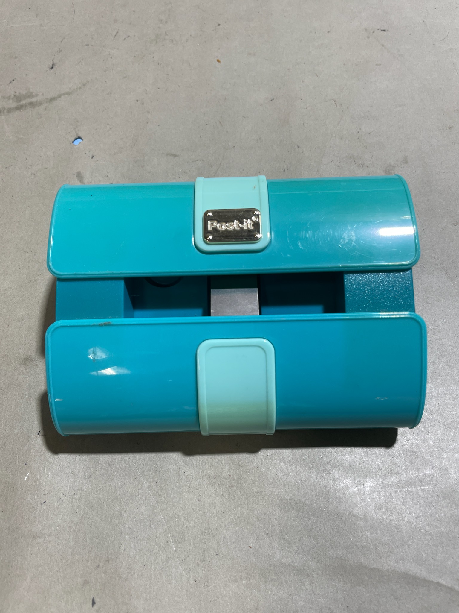 Post-it Turquoise Plastic Sticky Note Dispenser