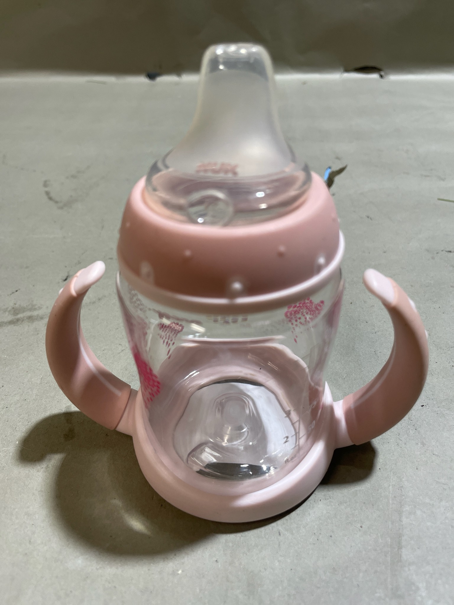 NUK Pink Trainer Bottle