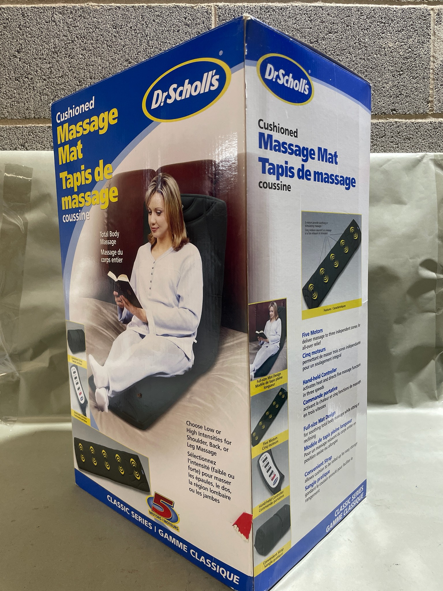 Dr. Scholl's Cushioned 5 Motor Massage Mat