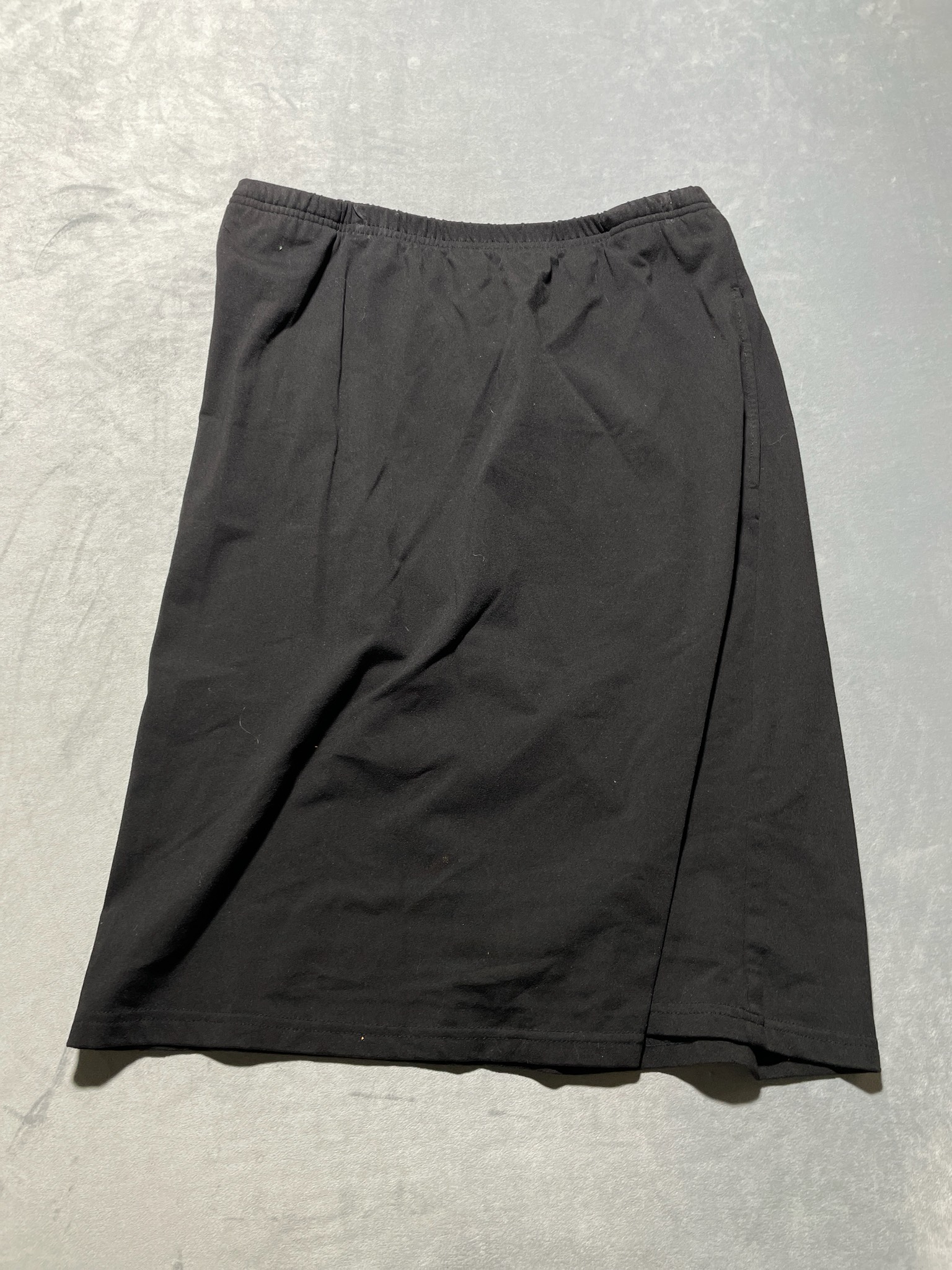 TravelSmith Black Jersey Skirt