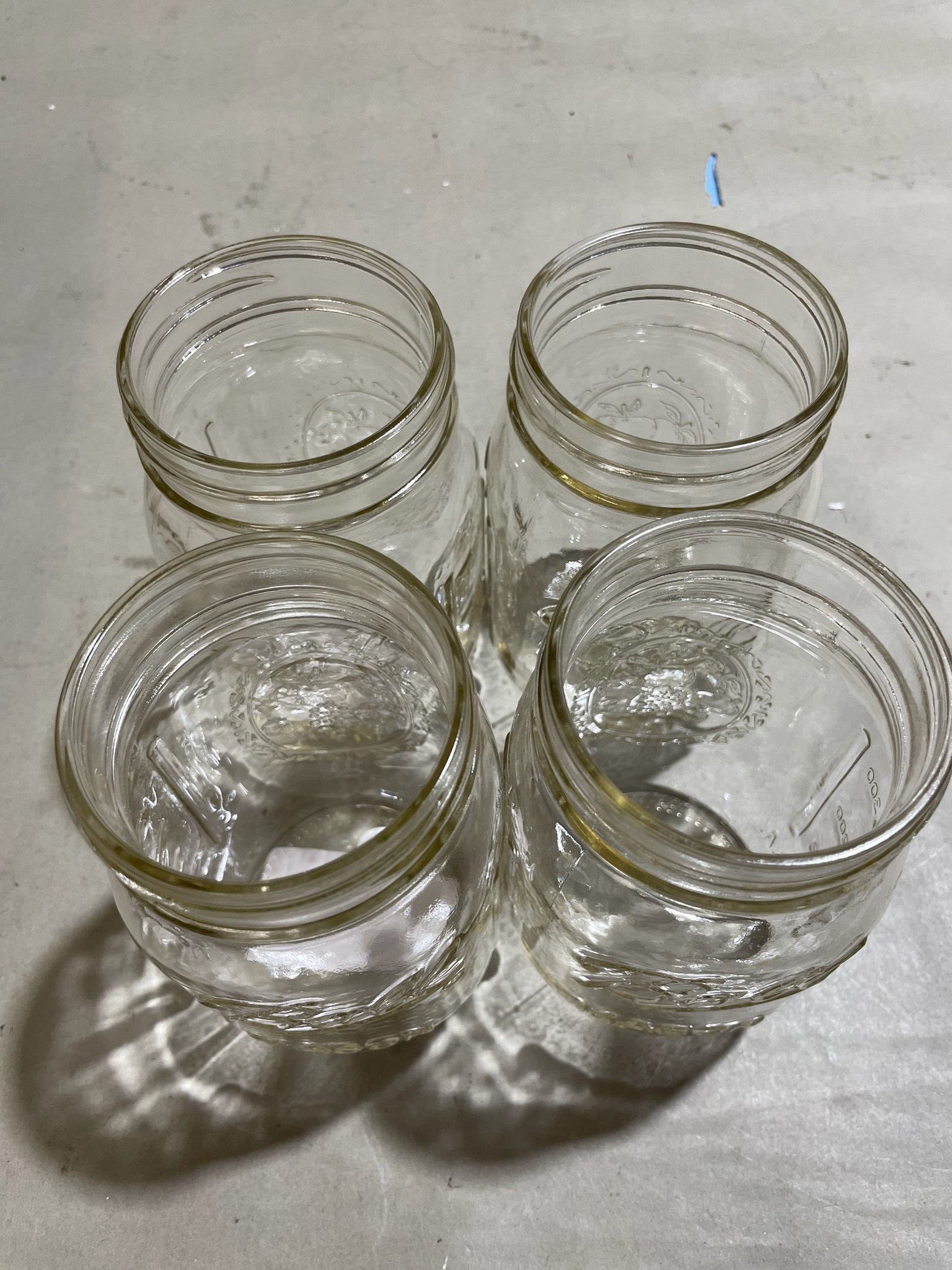 Ball Clear Glass Mason Jar Set of 4
