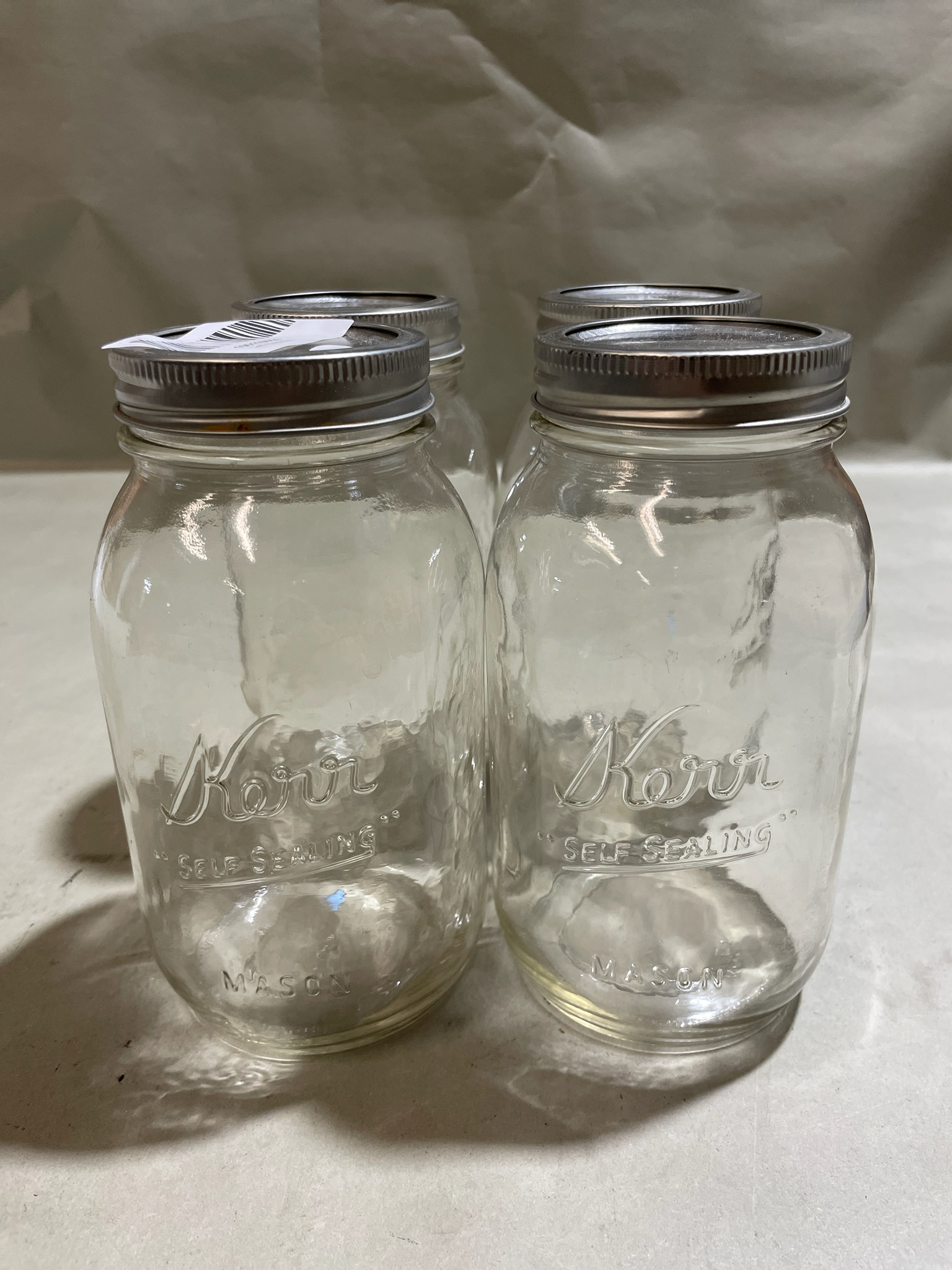 Kerr Clear Glass Mason Jars