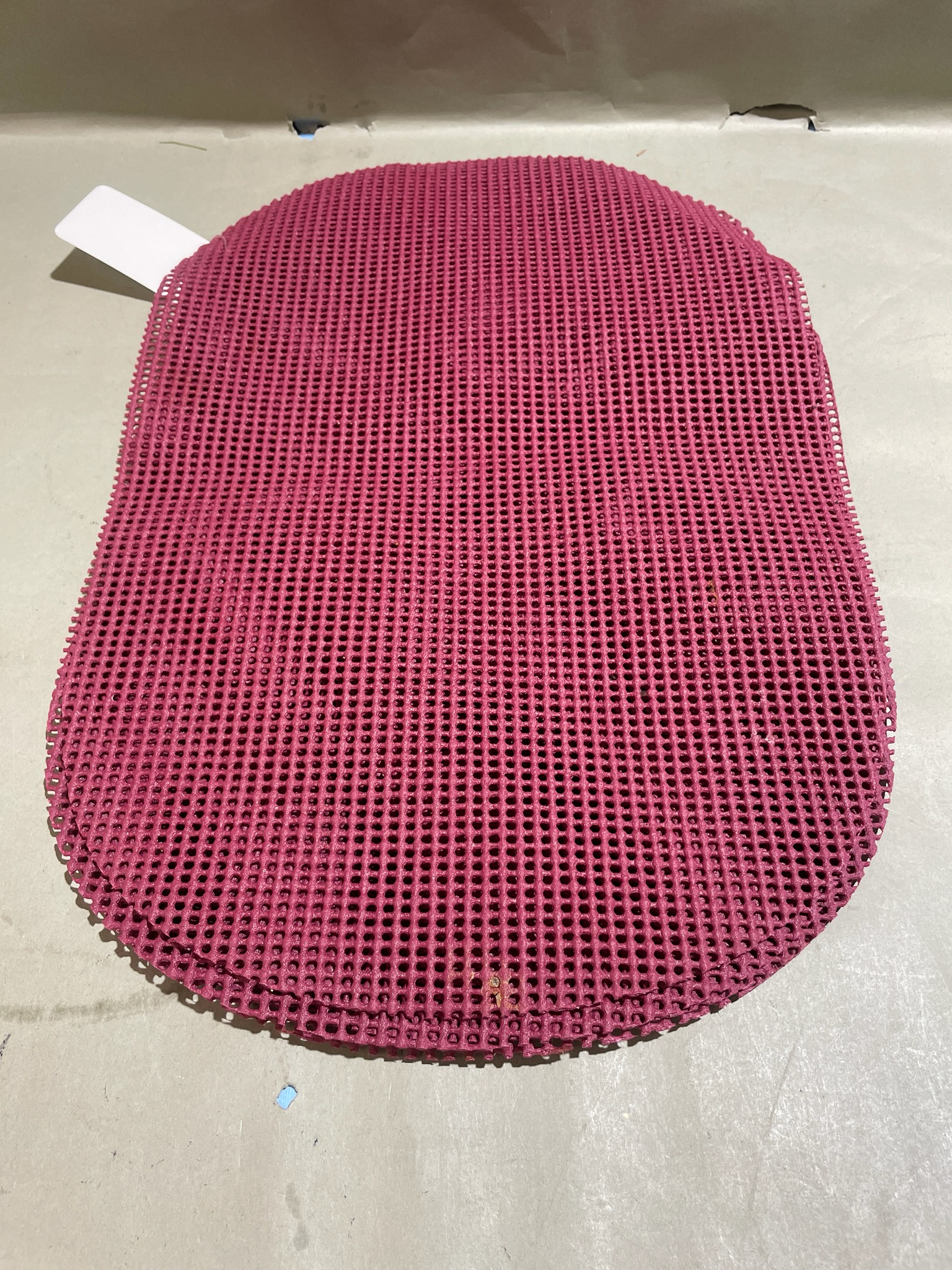 Magenta Perforated Non-Slip Mat