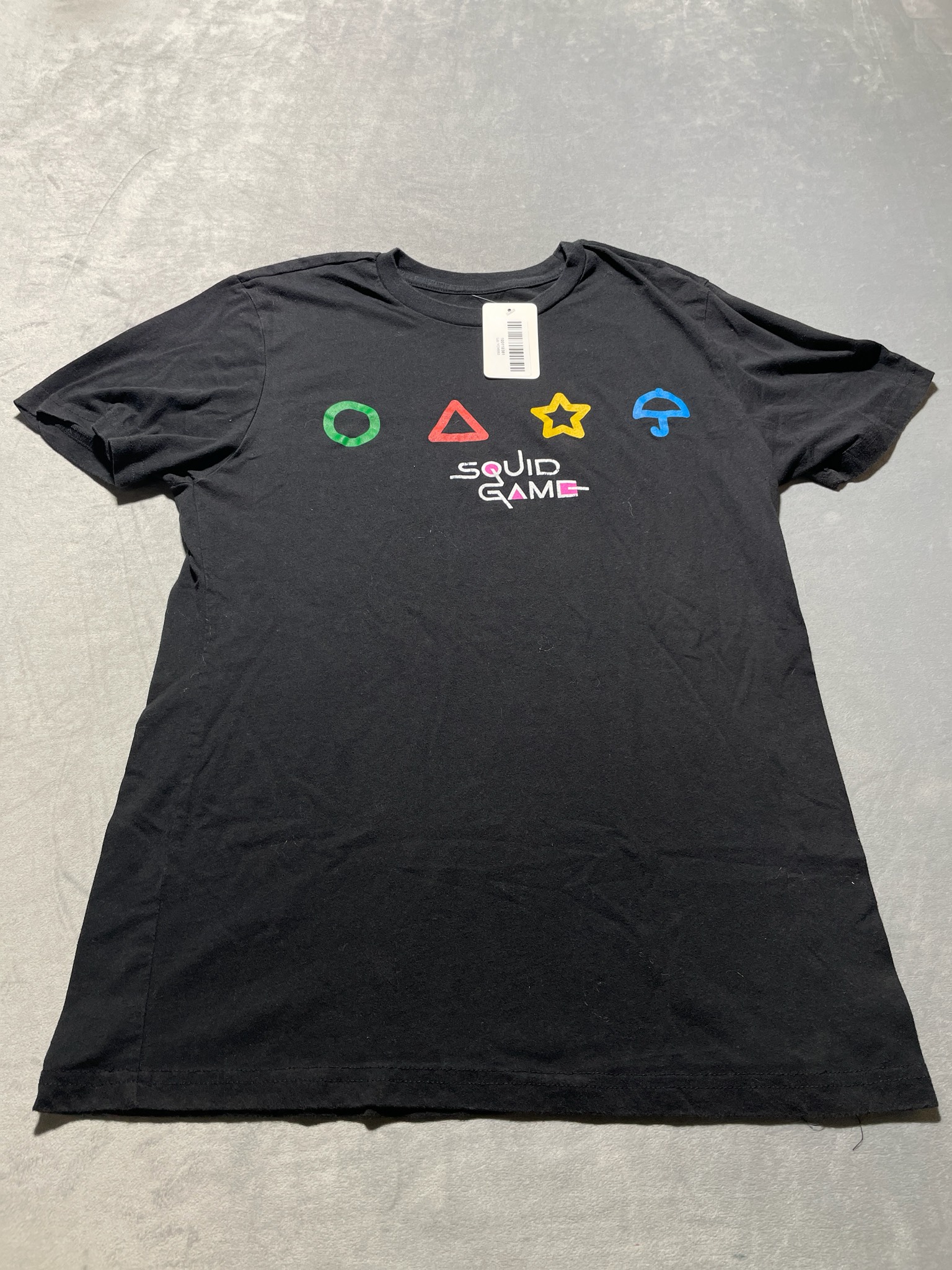Netflix Black Cotton-Poly T-Shirt Size M (38/40)