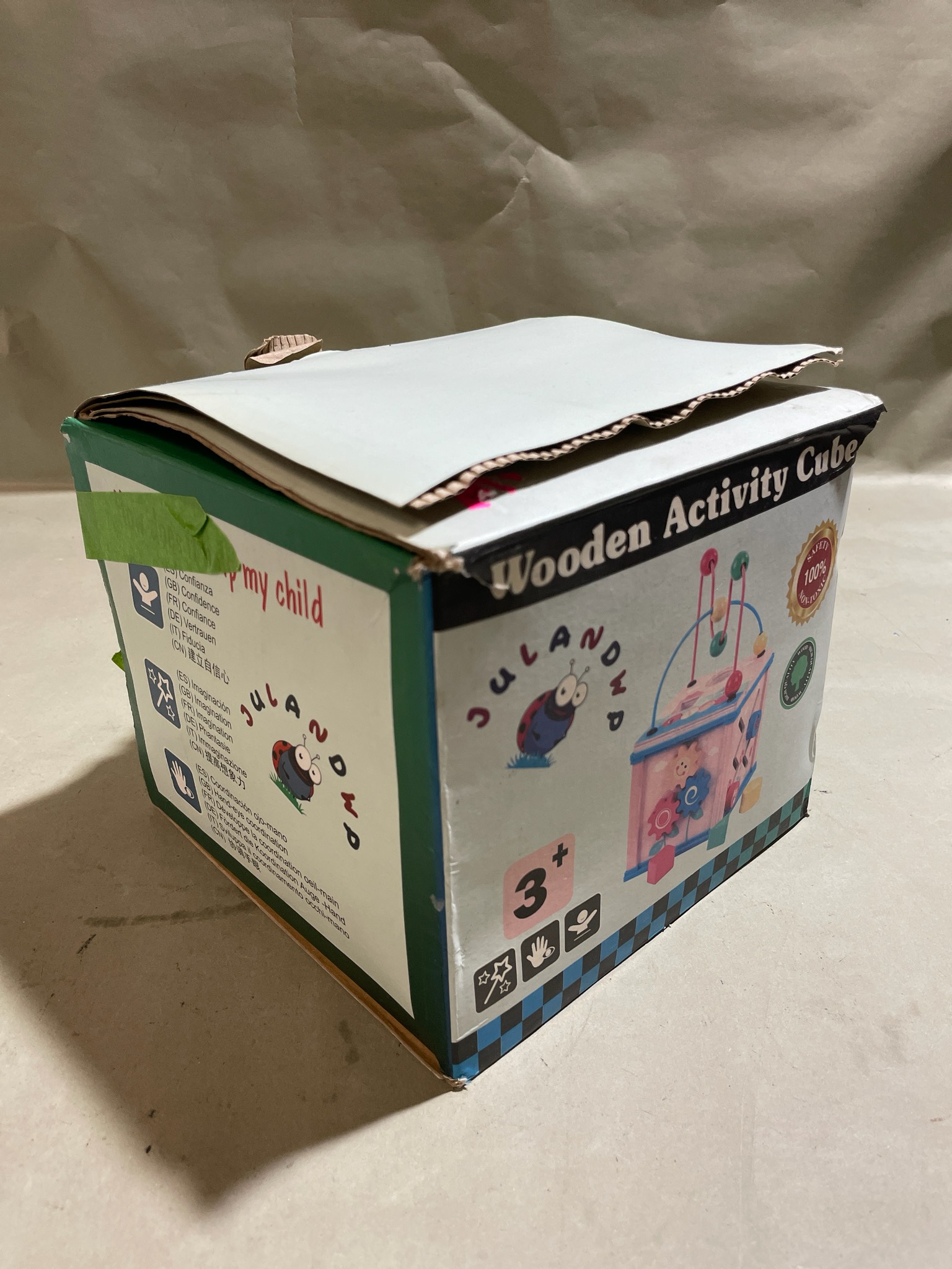 JULAND Wooden Activity Cube