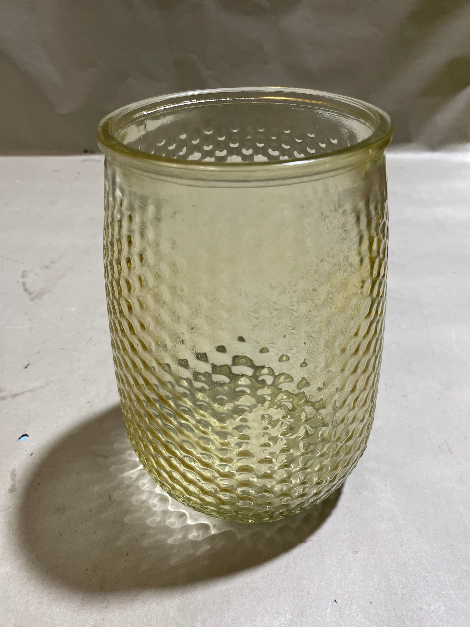 Amber Glass Vase
