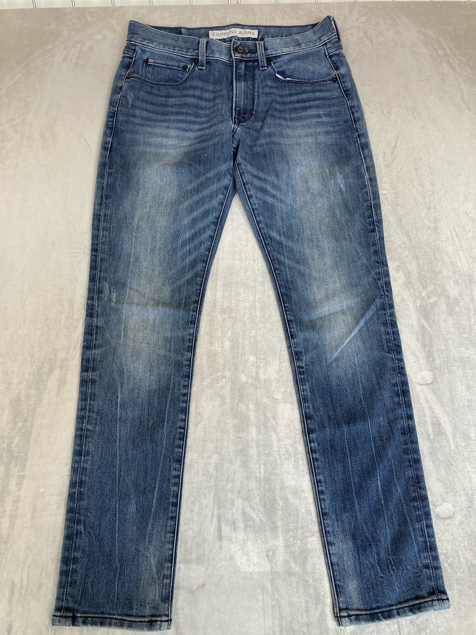 Express Medium Blue Denim Jeans Size 30x32