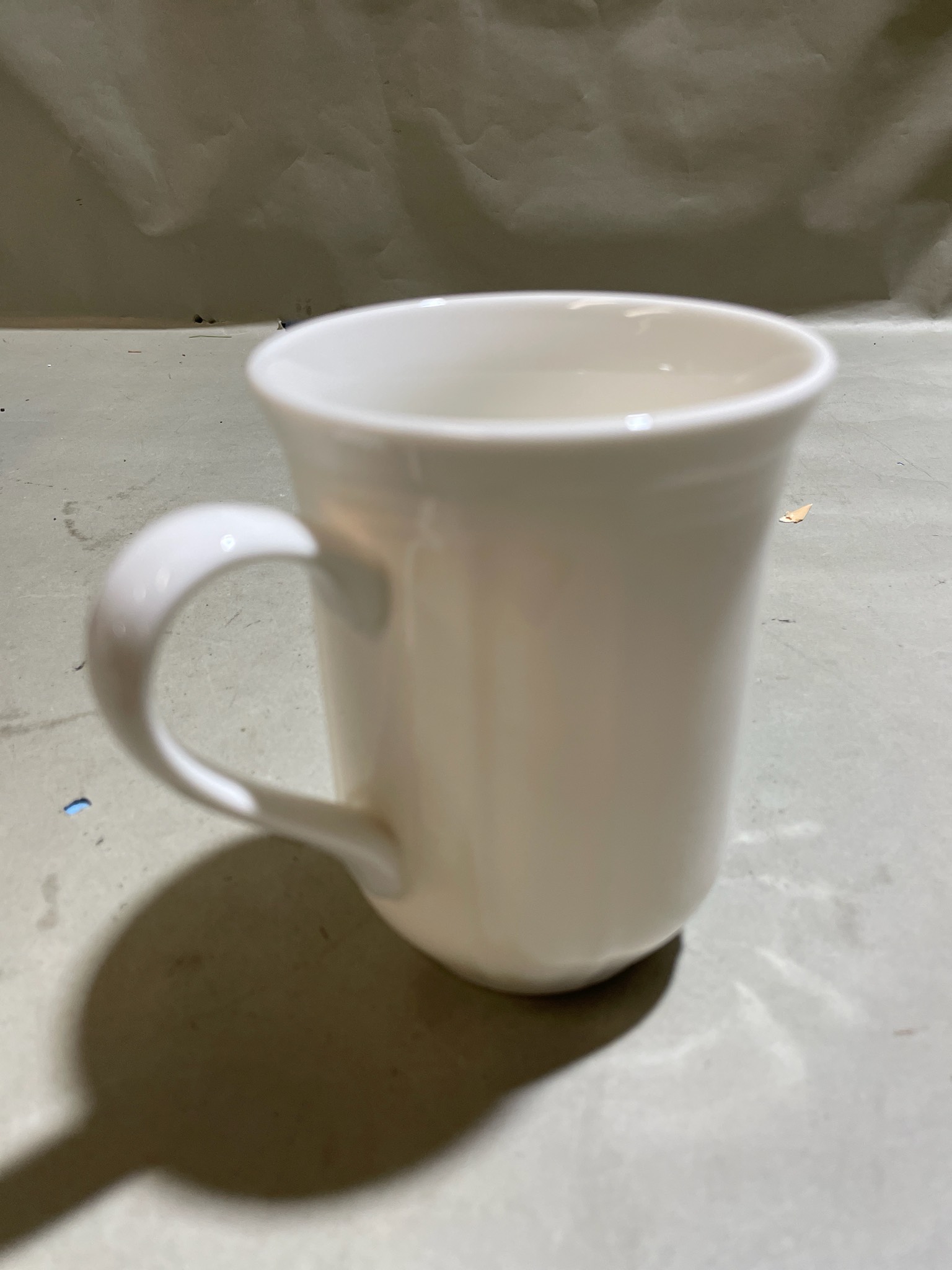 Mikasa Antique White Fluted Porcelain Mug