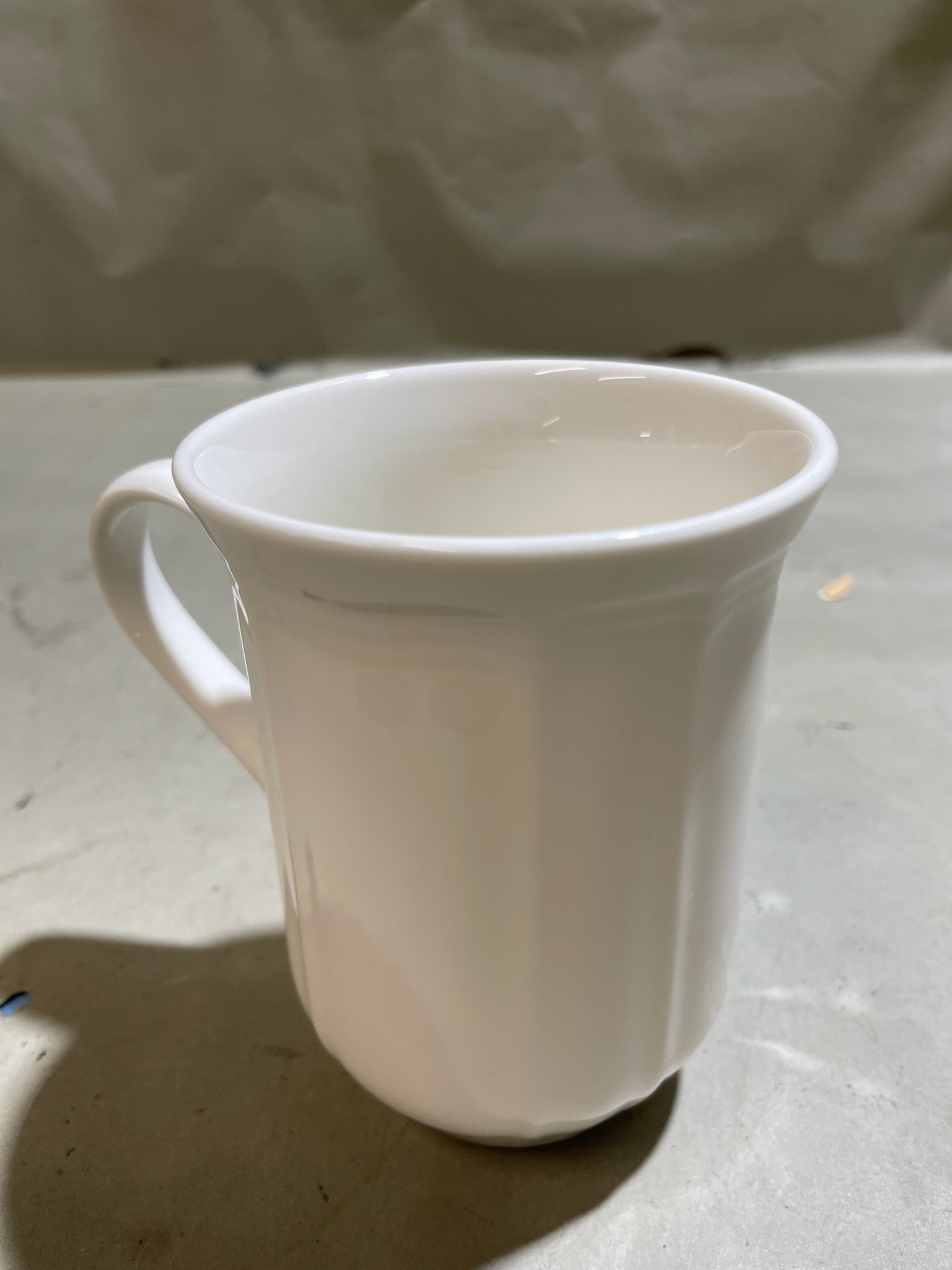 Mikasa Antique White Fluted Mug