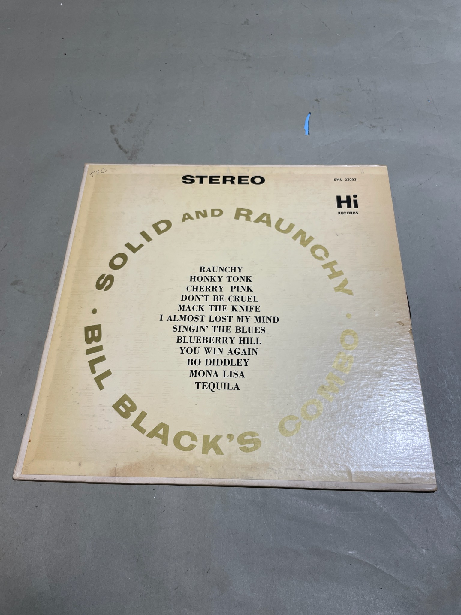 Hi Records Solid and Raunchy LP Size 12-inch