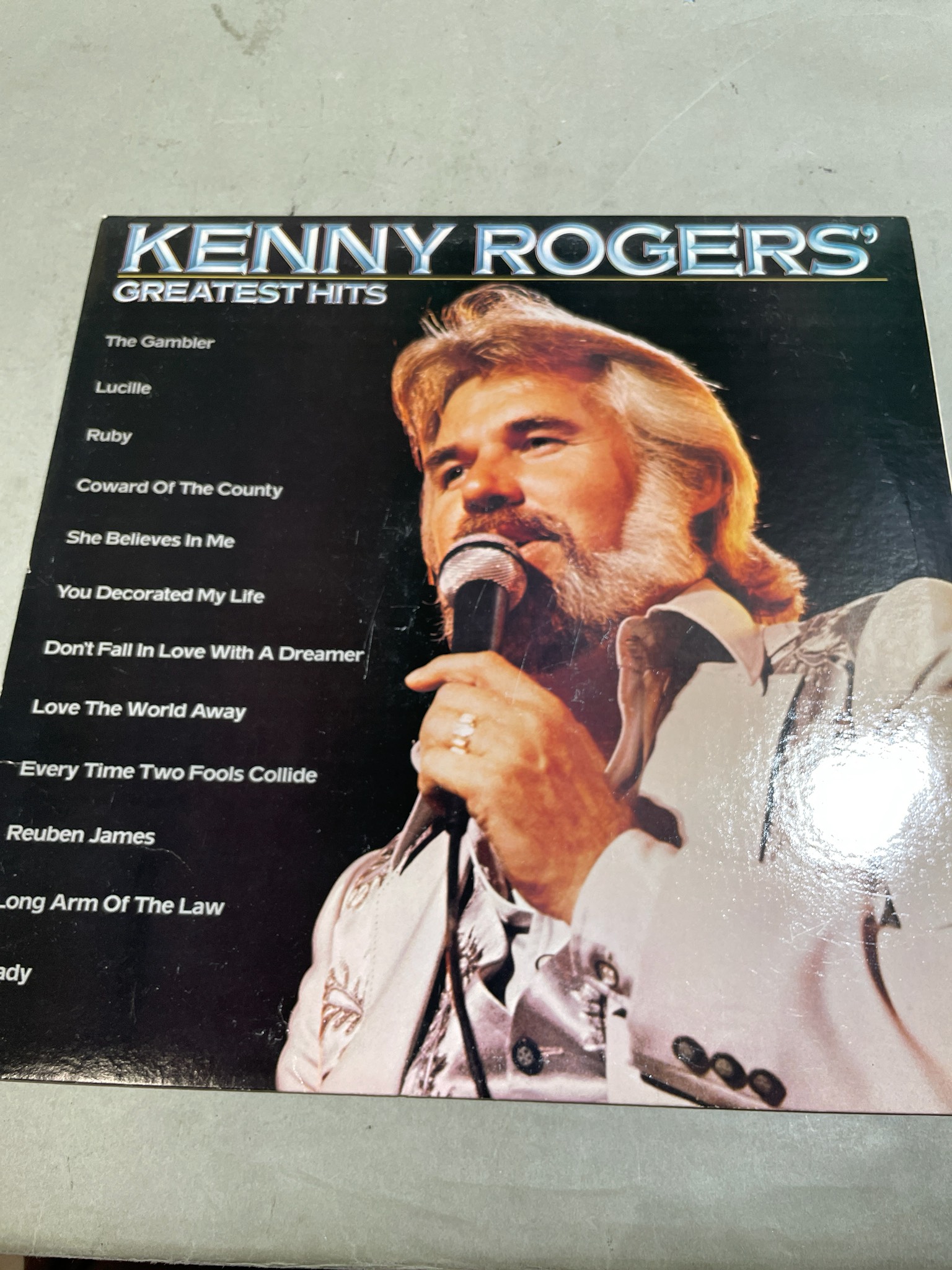Kenny Rogers Greatest Hits Vinyl LP Size 12-inch
